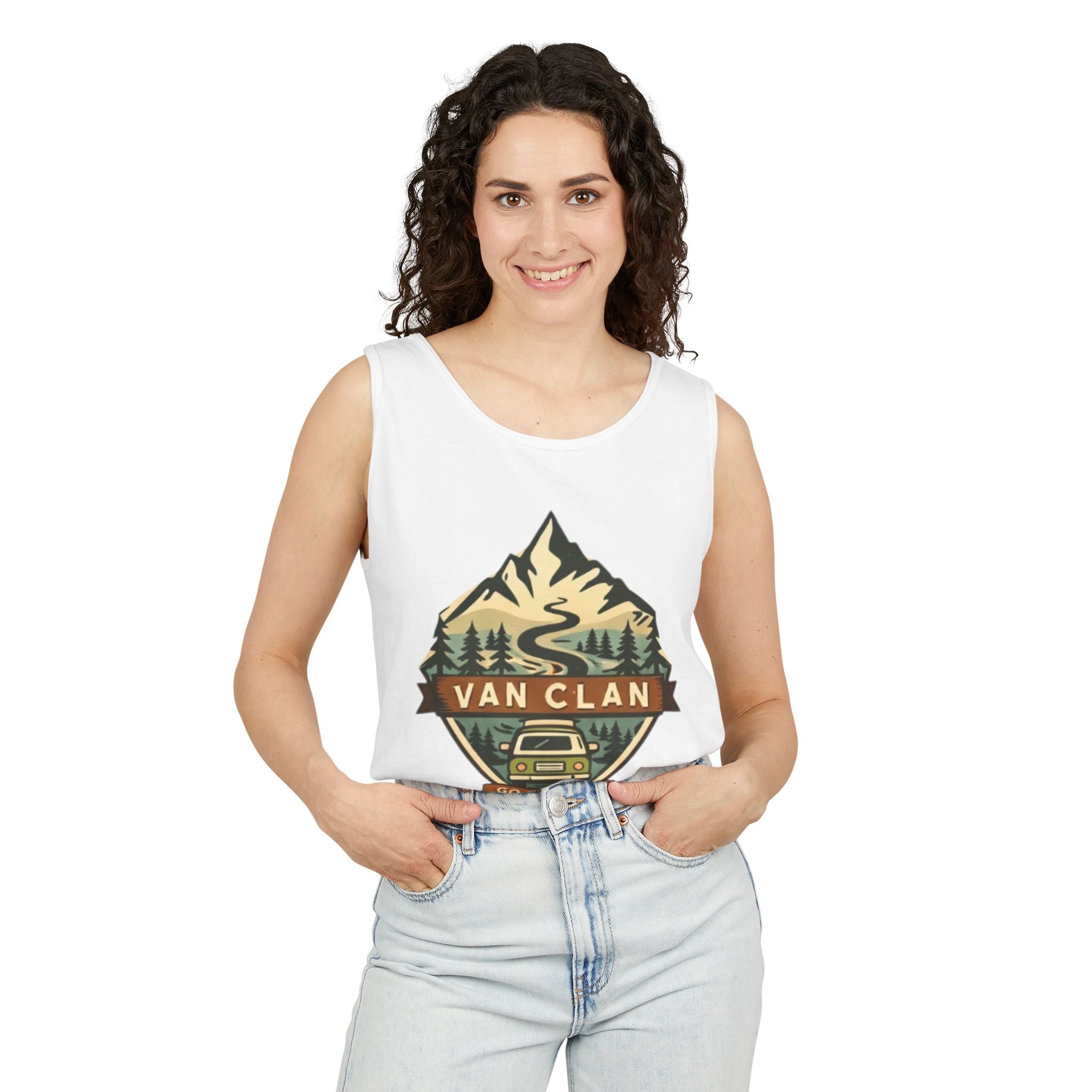 Van Clan Go Explore Tank Top | Adventure Van life Graphic Tank
