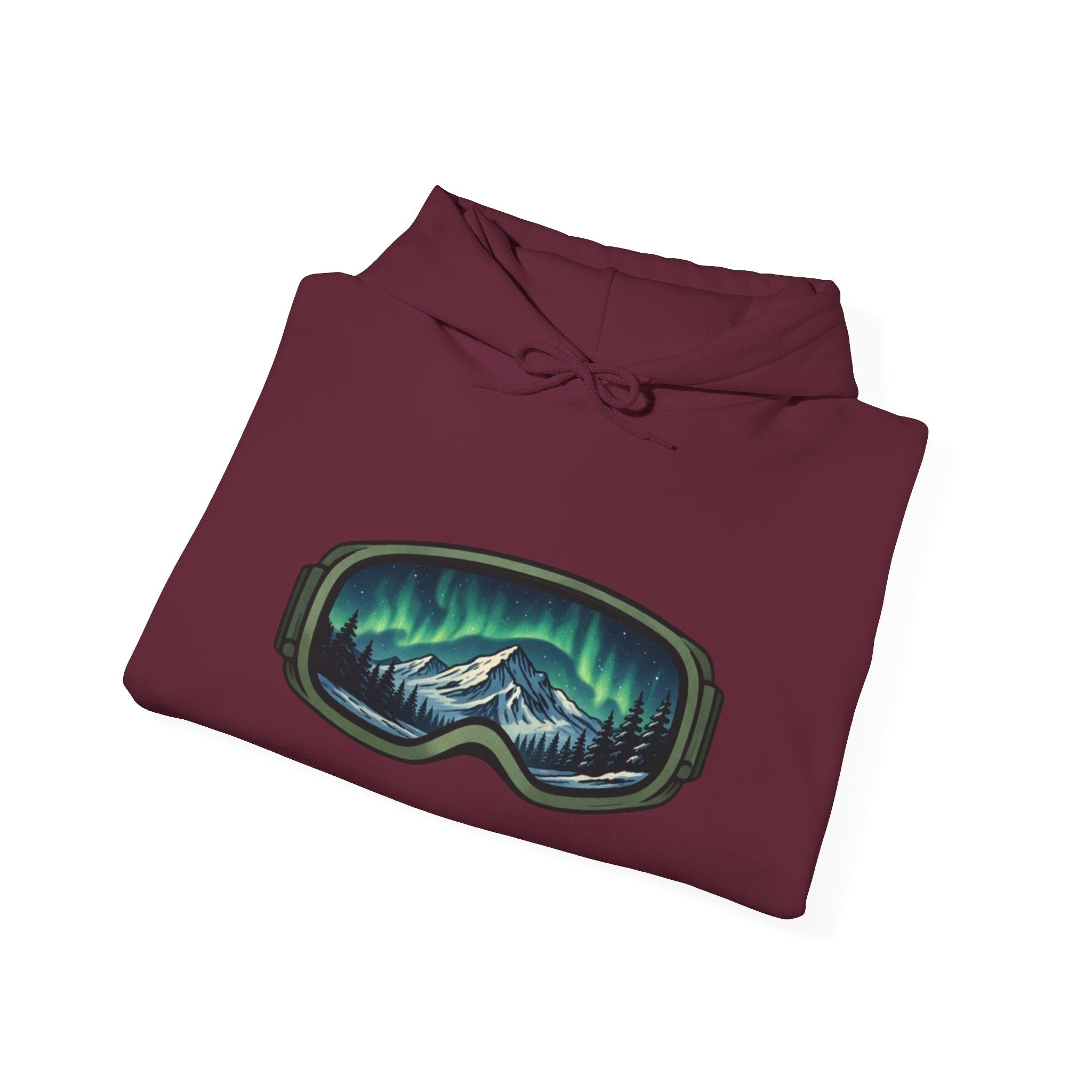 Northern Lights Ski Goggle Hoodie
