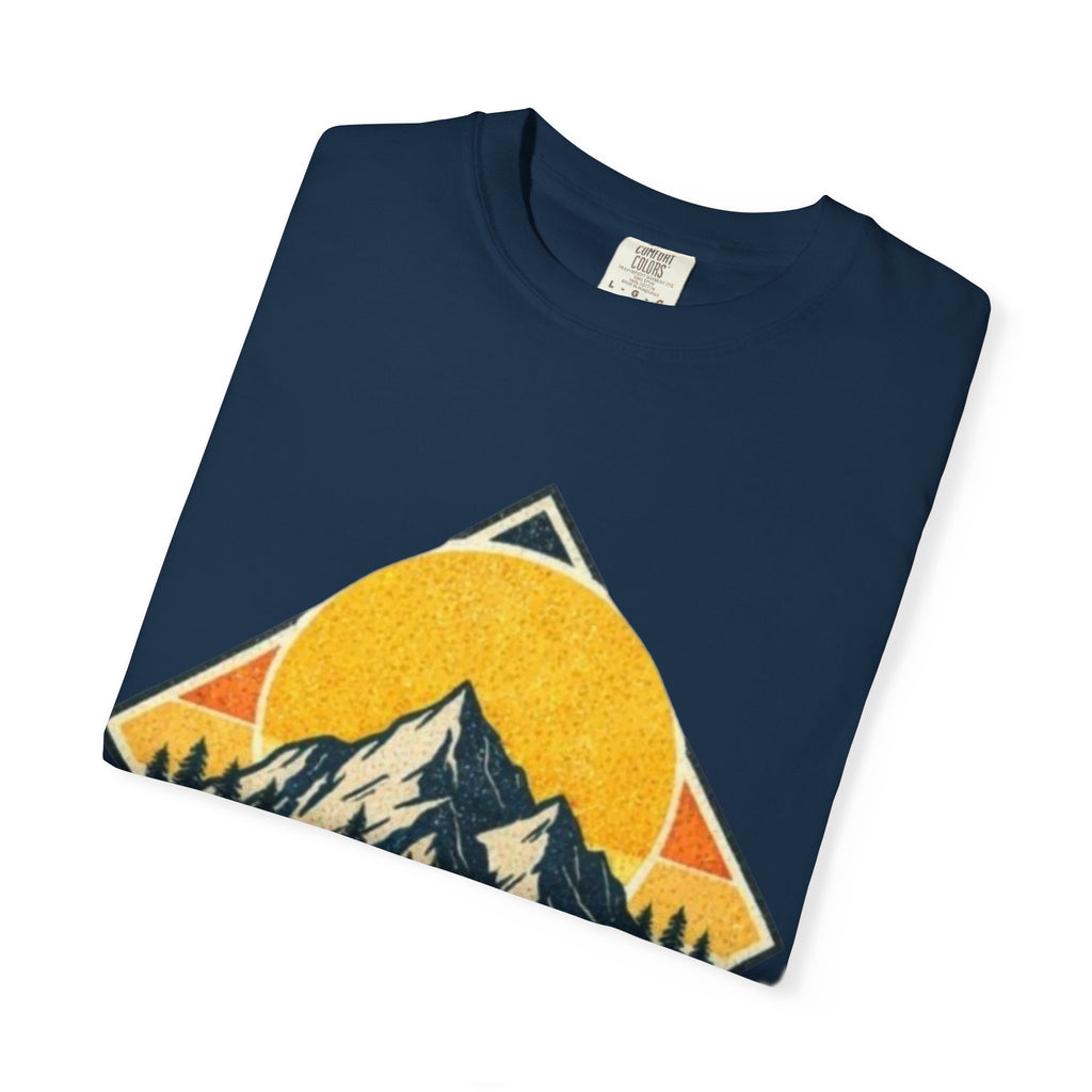 Mountain Sunset T-Shirt | Retro Outdoor Graphic Tee