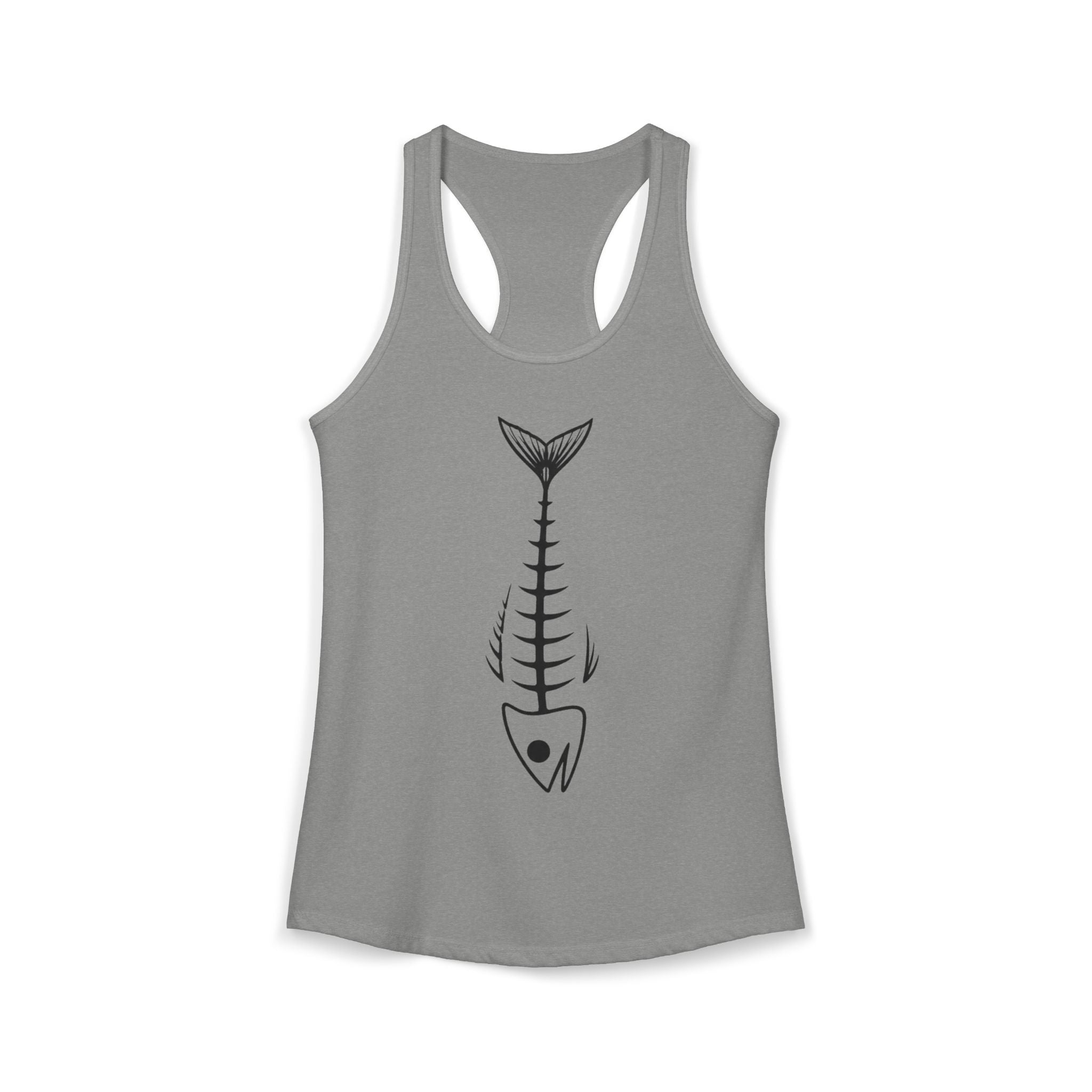 Fish Skeleton Racerback Tank