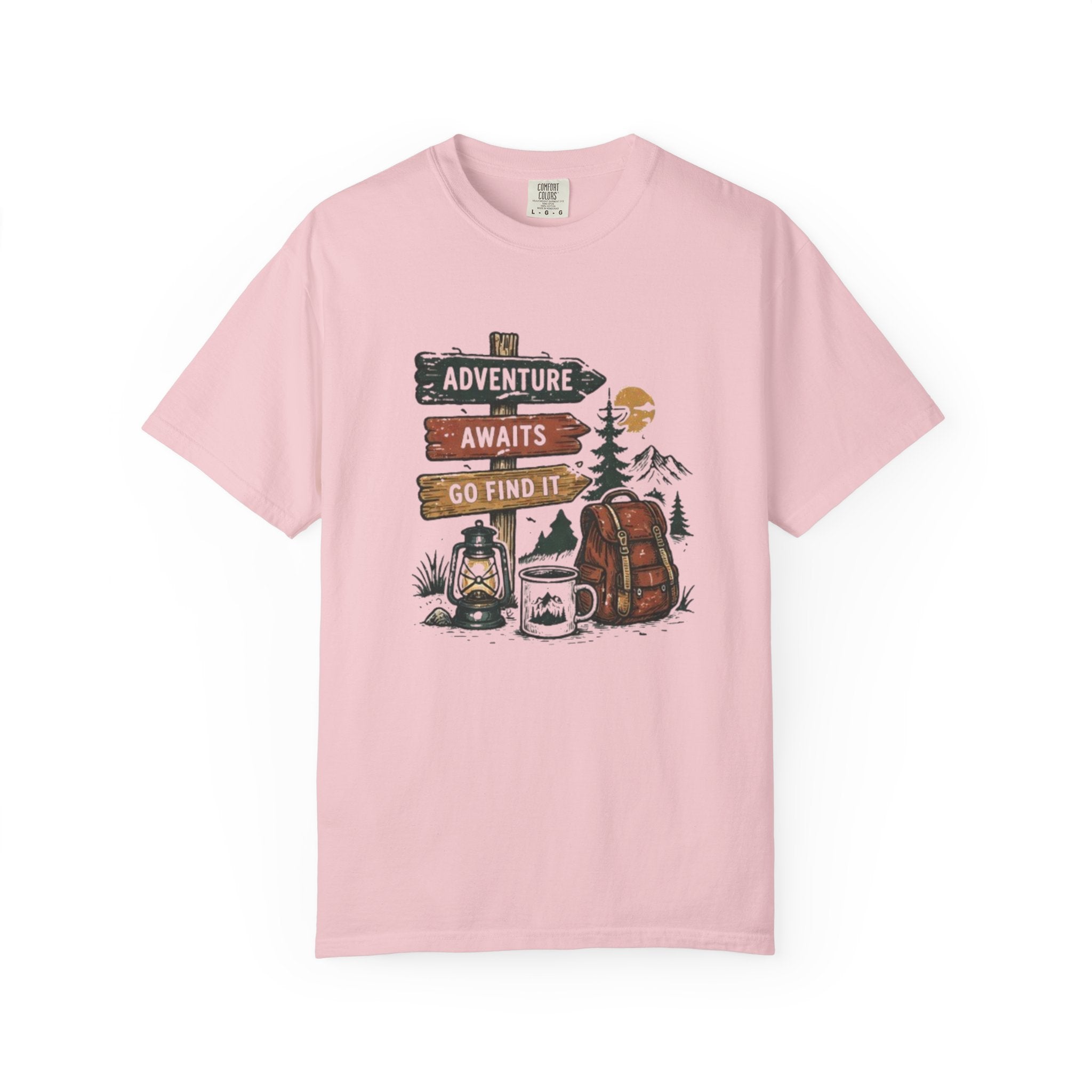 Adventure Awaits Camping T-Shirt | Go Find It Graphic Tee