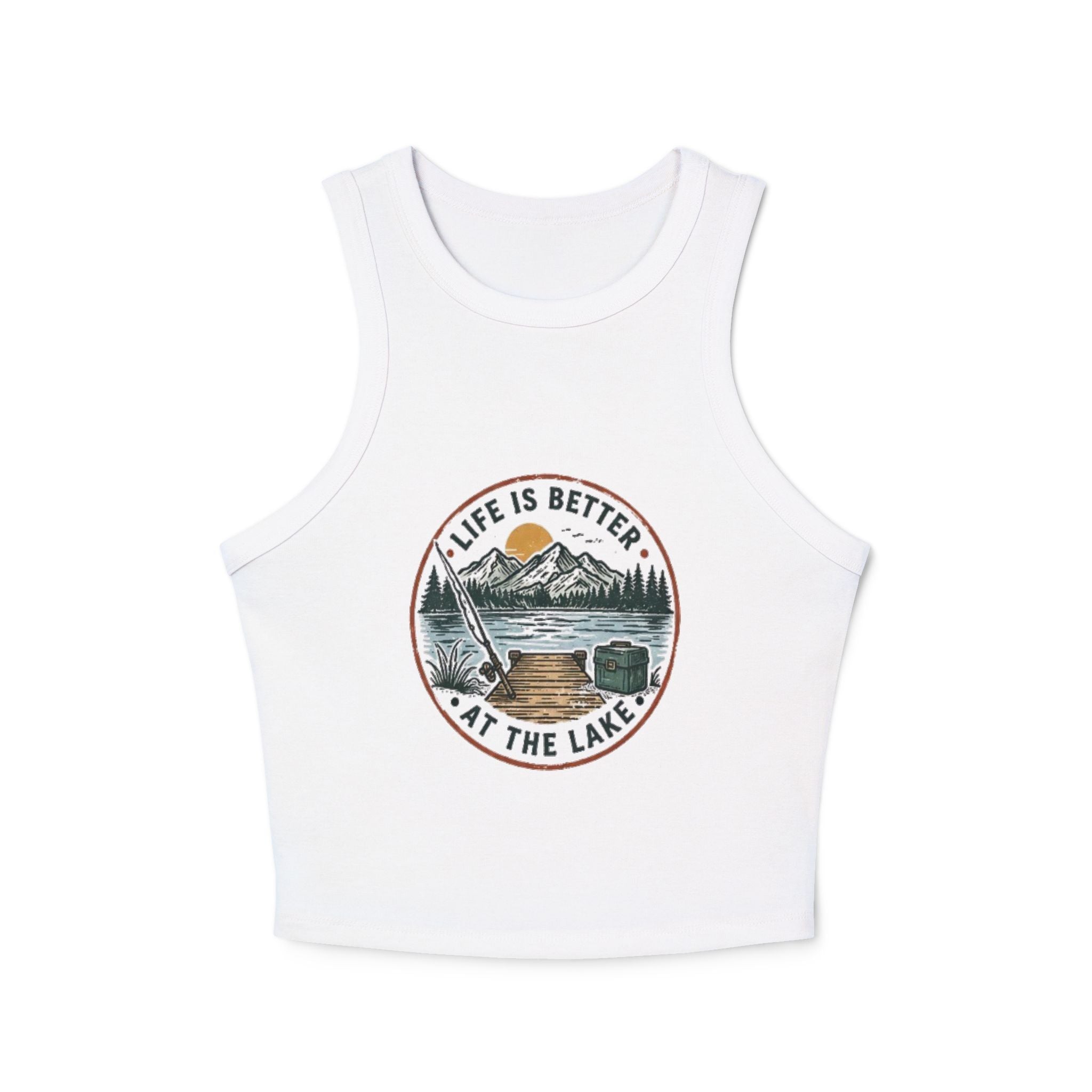 Lake Life Racer Tank | “Life Is Better at the Lake” Womens Tank Top