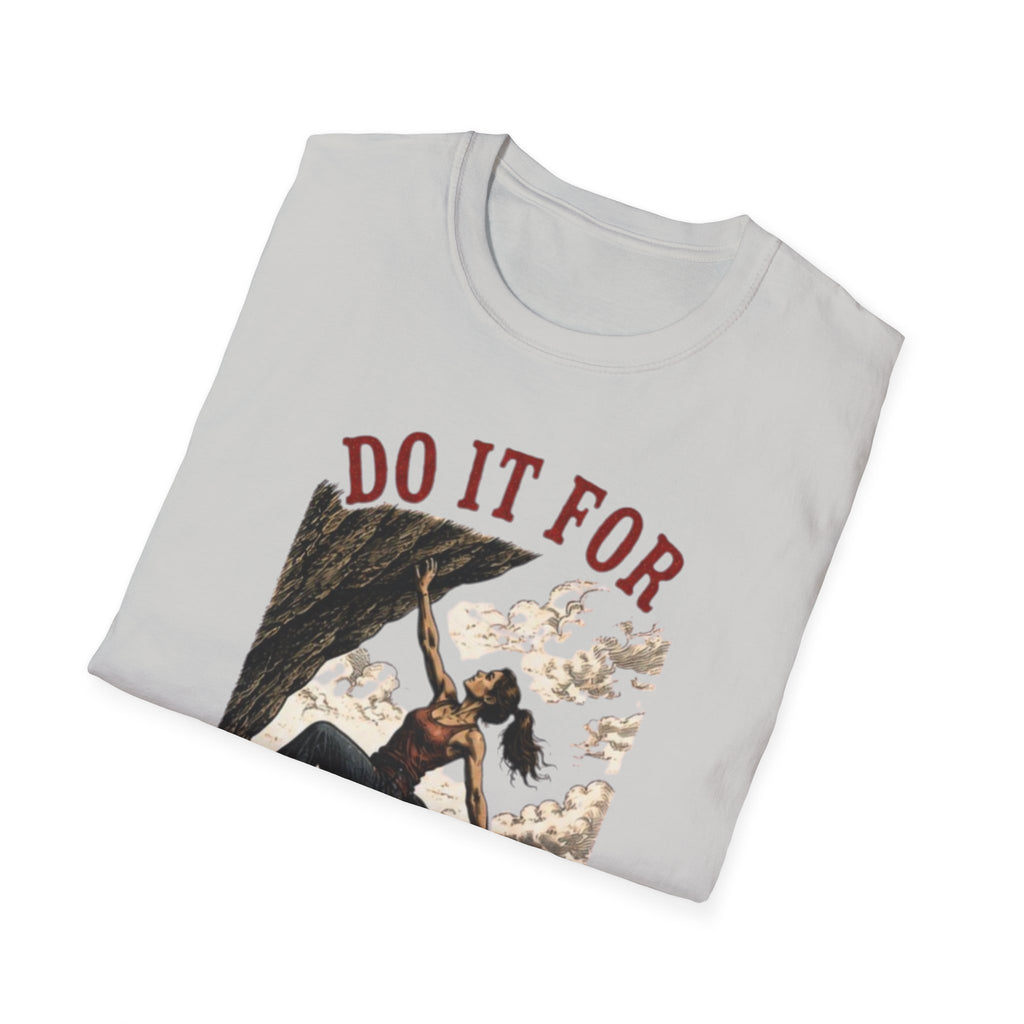 Do It For The Plot Graphic T-Shirt | Adventure Climber Vintage Design