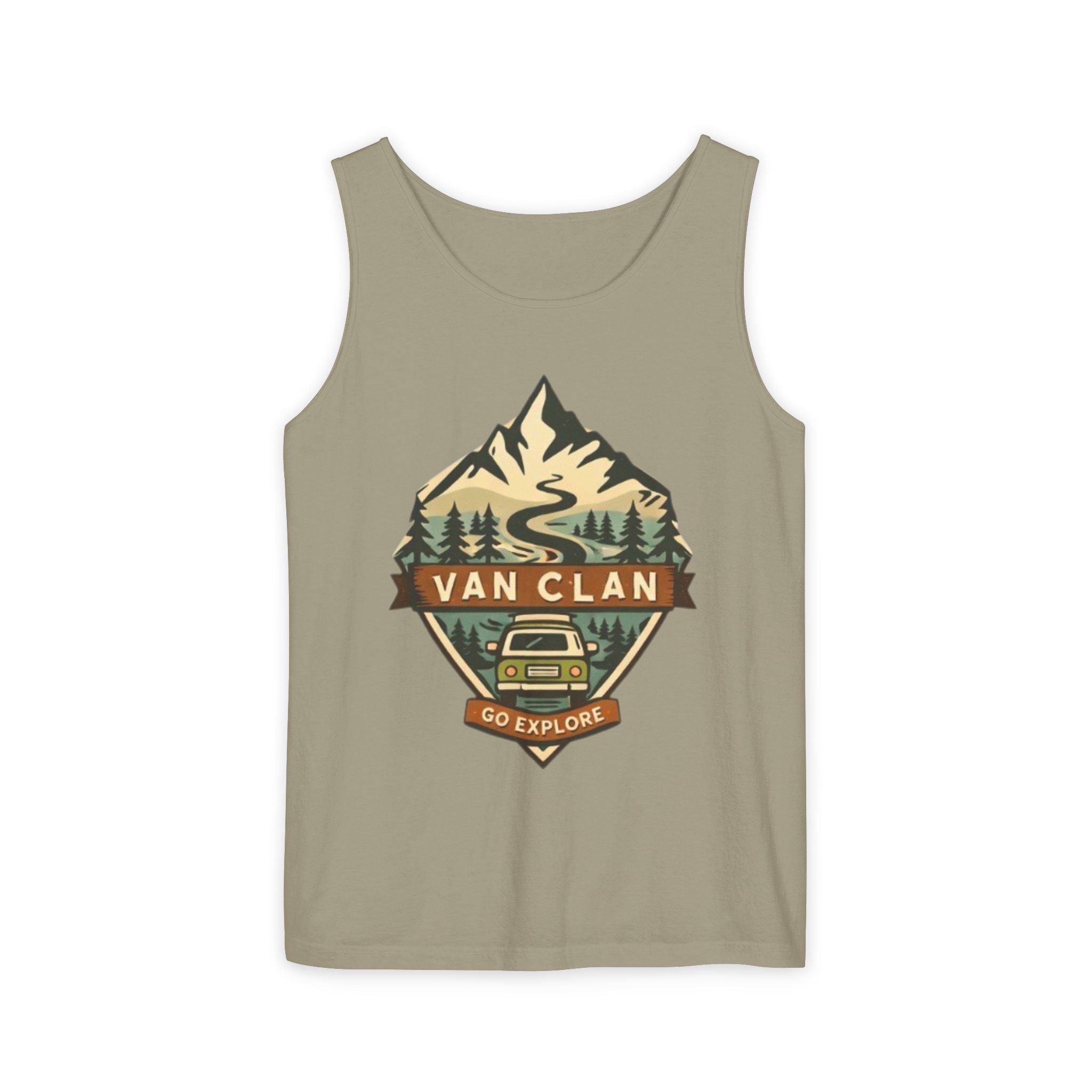 Van Clan Go Explore Tank Top | Adventure Van life Graphic Tank