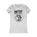 WTF Where's The Fish? Women's Fishing Graphic Tee | Funny Bass Angler Shirt