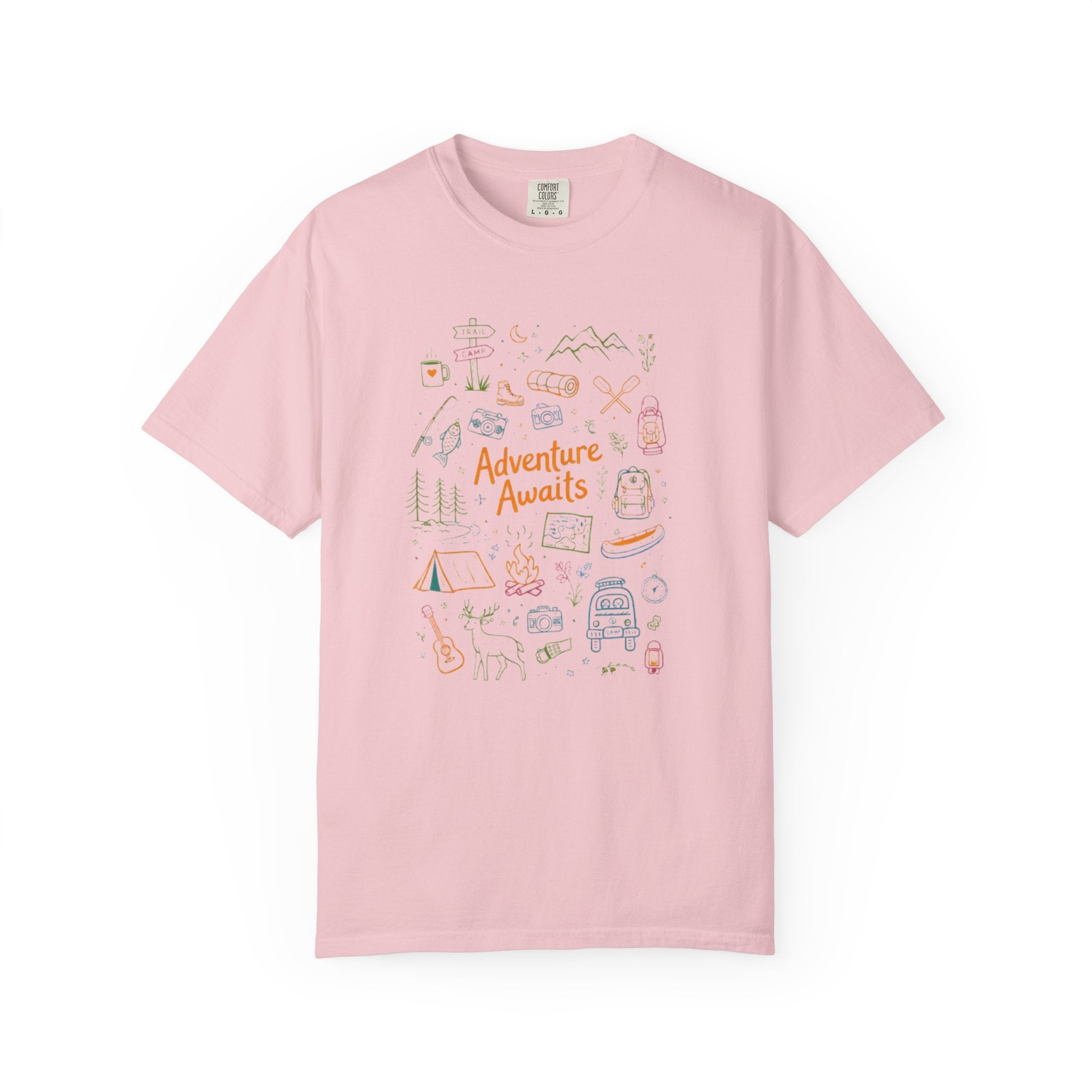 Adventure Awaits Camping T-Shirt | Outdoor Catalog Tee