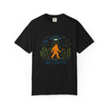 Believe Bigfoot T-Shirt | Retro Sasquatch UFO Graphic Tee