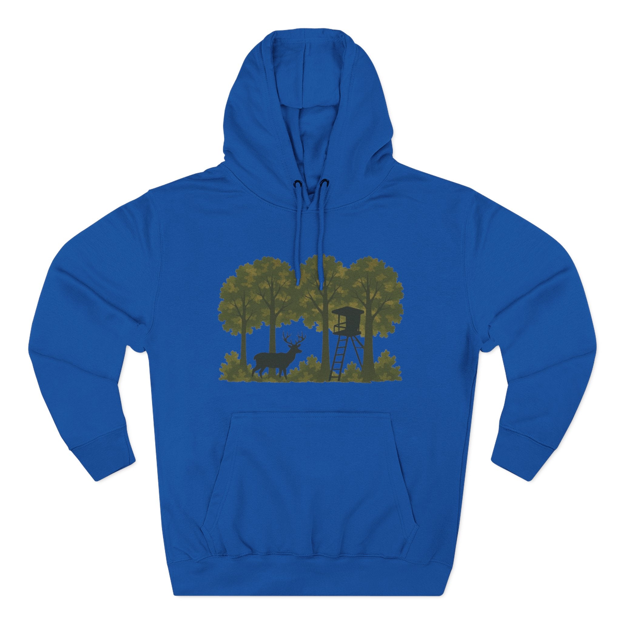 Deer Stand Forest Hoodie | Hunting Lodge Woodland Sweatshirt