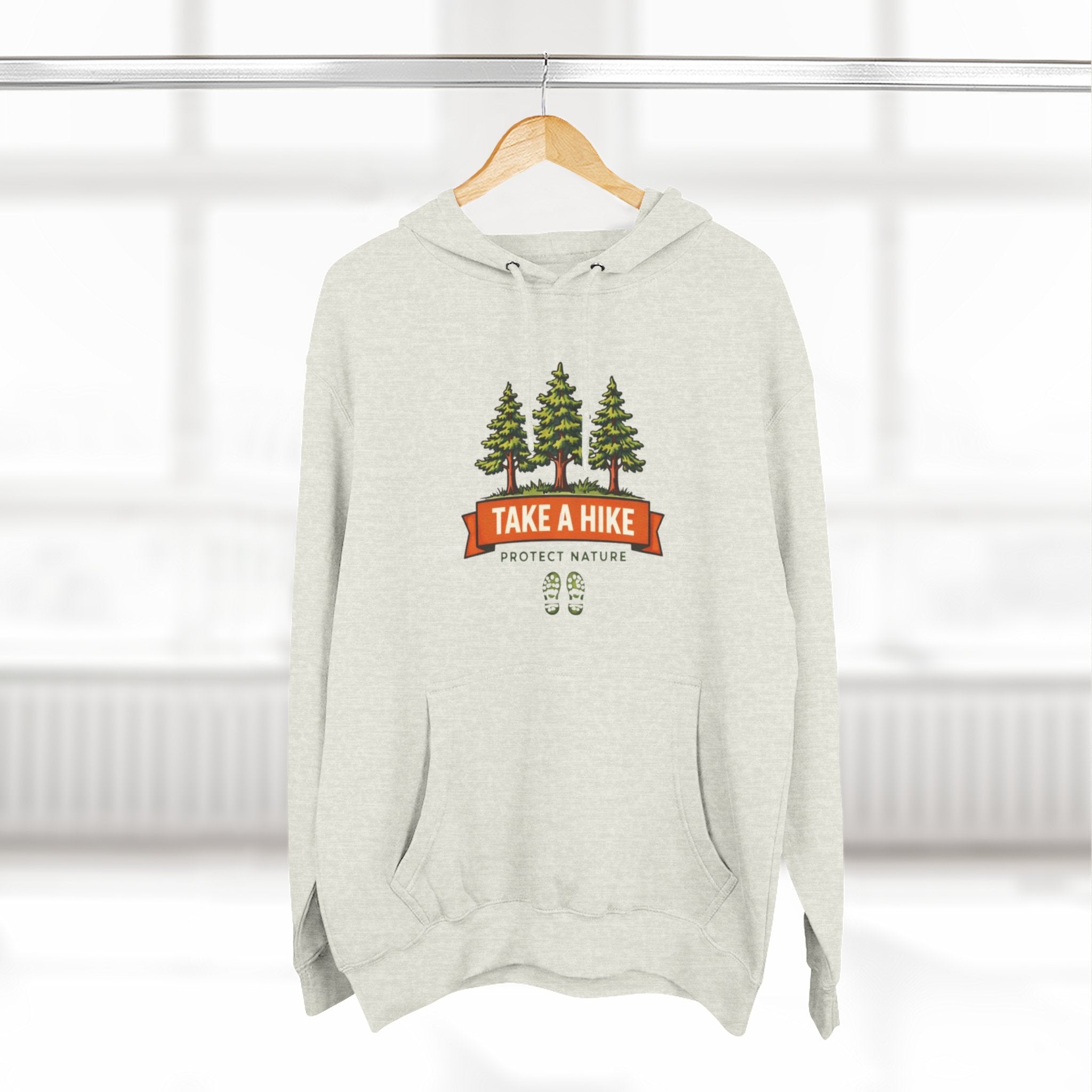Hoodie | Take a Hike Graphic Hooded Sweatshirt Protect Nature
