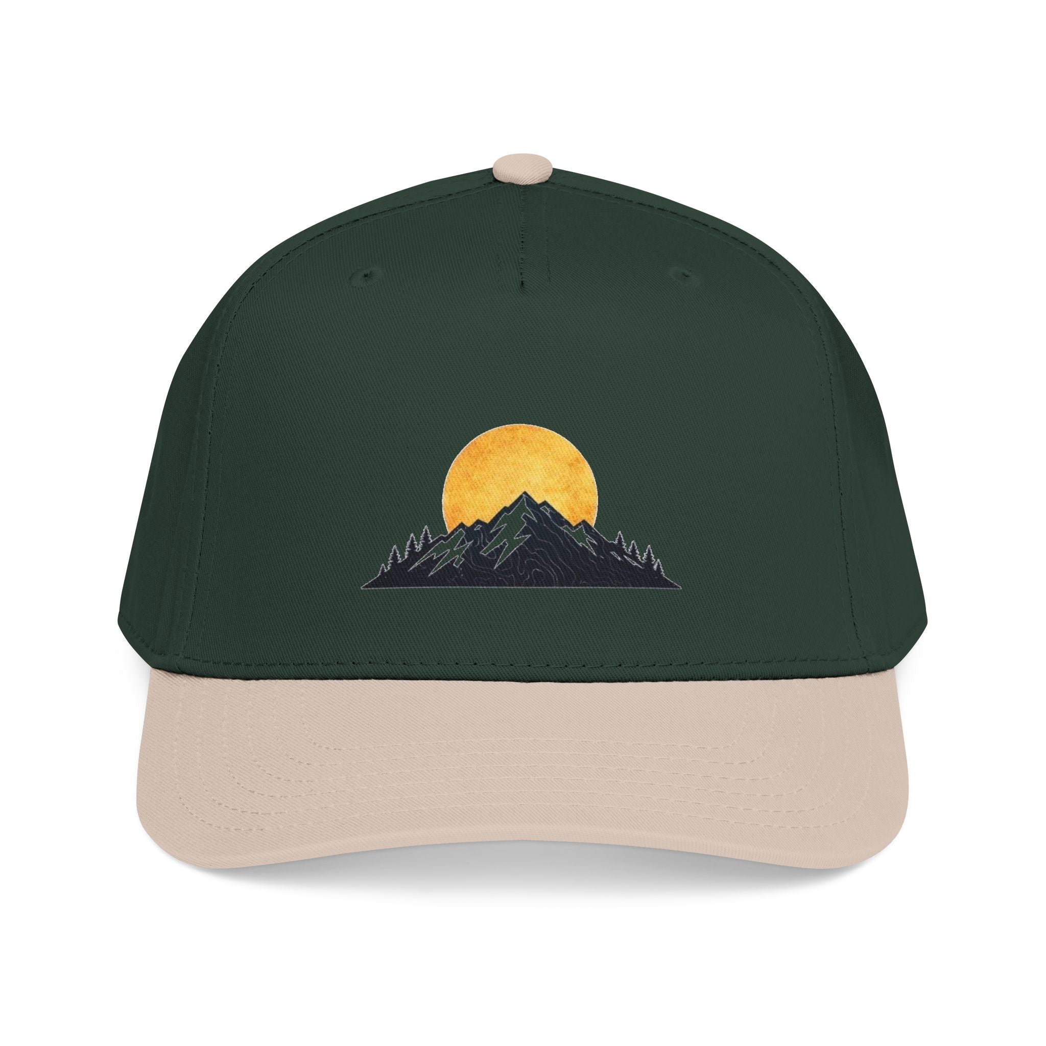 Mountain Landscape Baseball Cap | Rustic Outdoor Hiking Ball Cap
