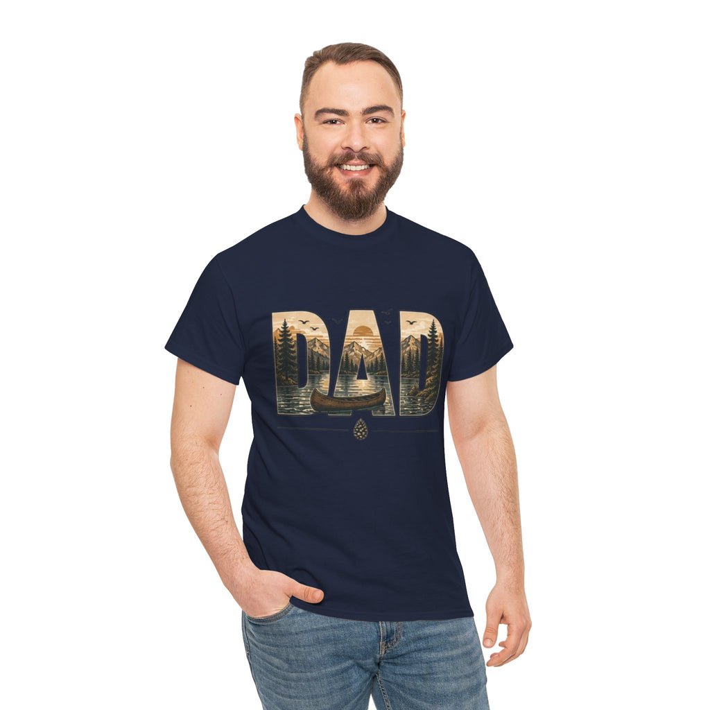 Canoeing Landscape Tee | Gift for Outdoorsman |Gift for Dad