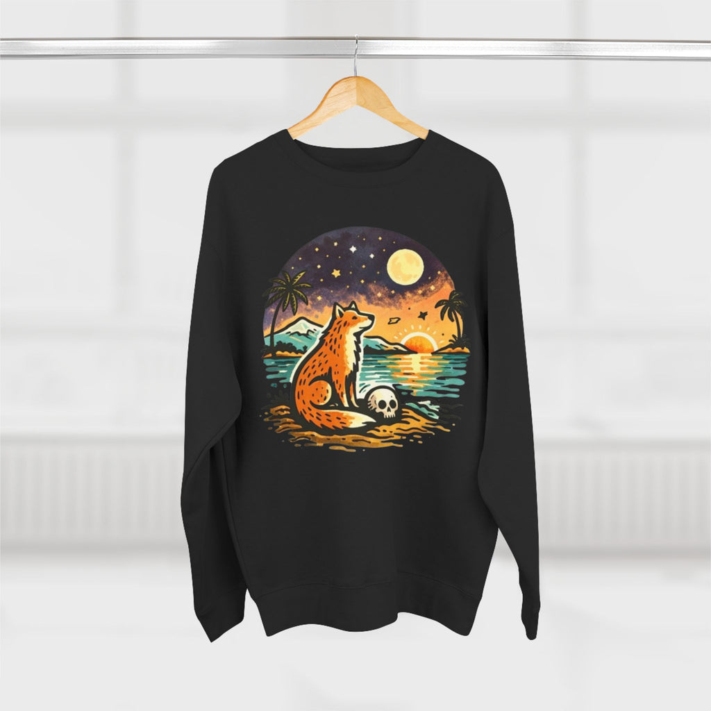 Sunset Cheetah Beach Sweatshirt