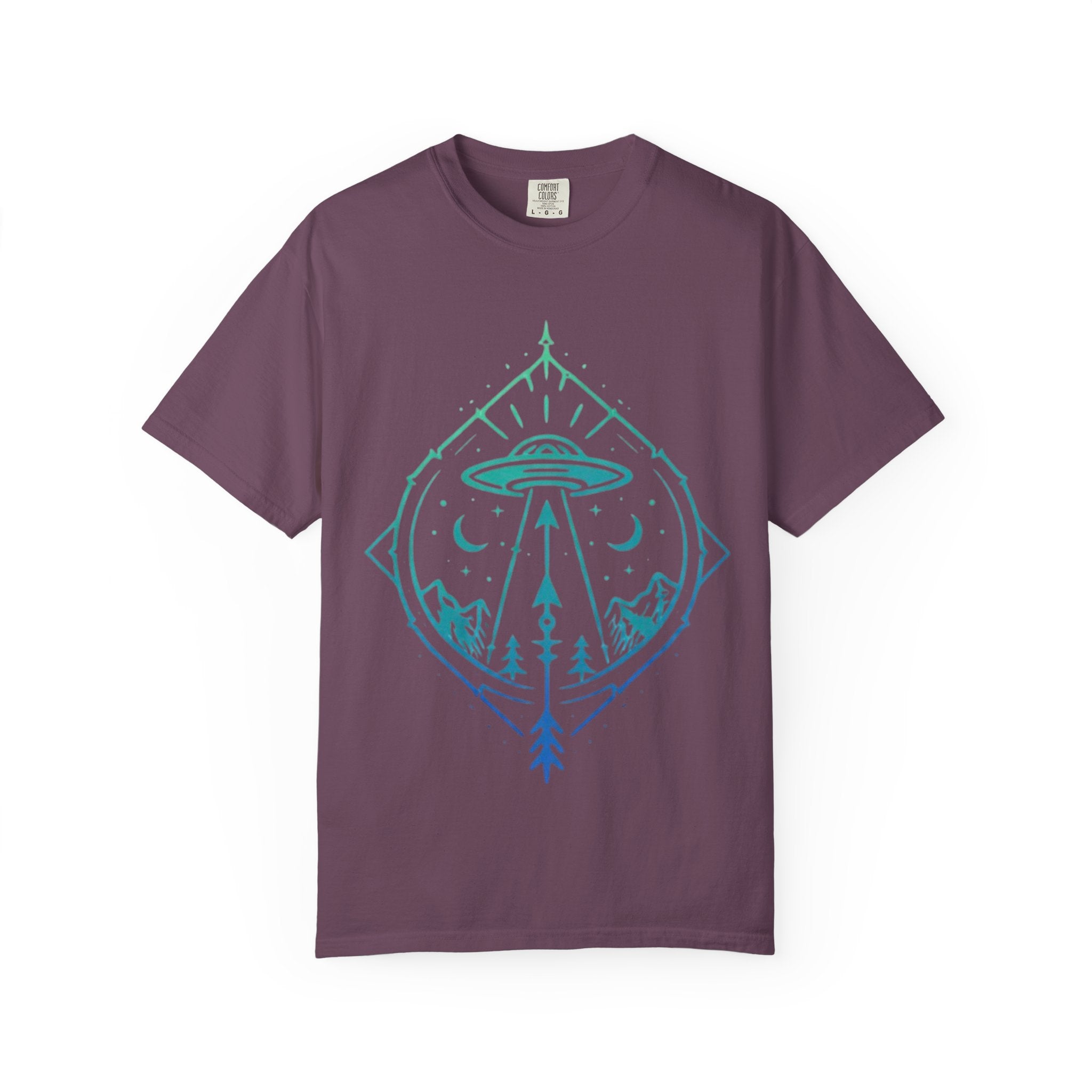 UFO Adventure T-Shirt | Alien Abduction Mountain Graphic