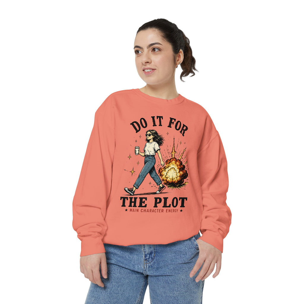 Do It For The Plot Sweatshirt | Literary Aesthetic Crewneck