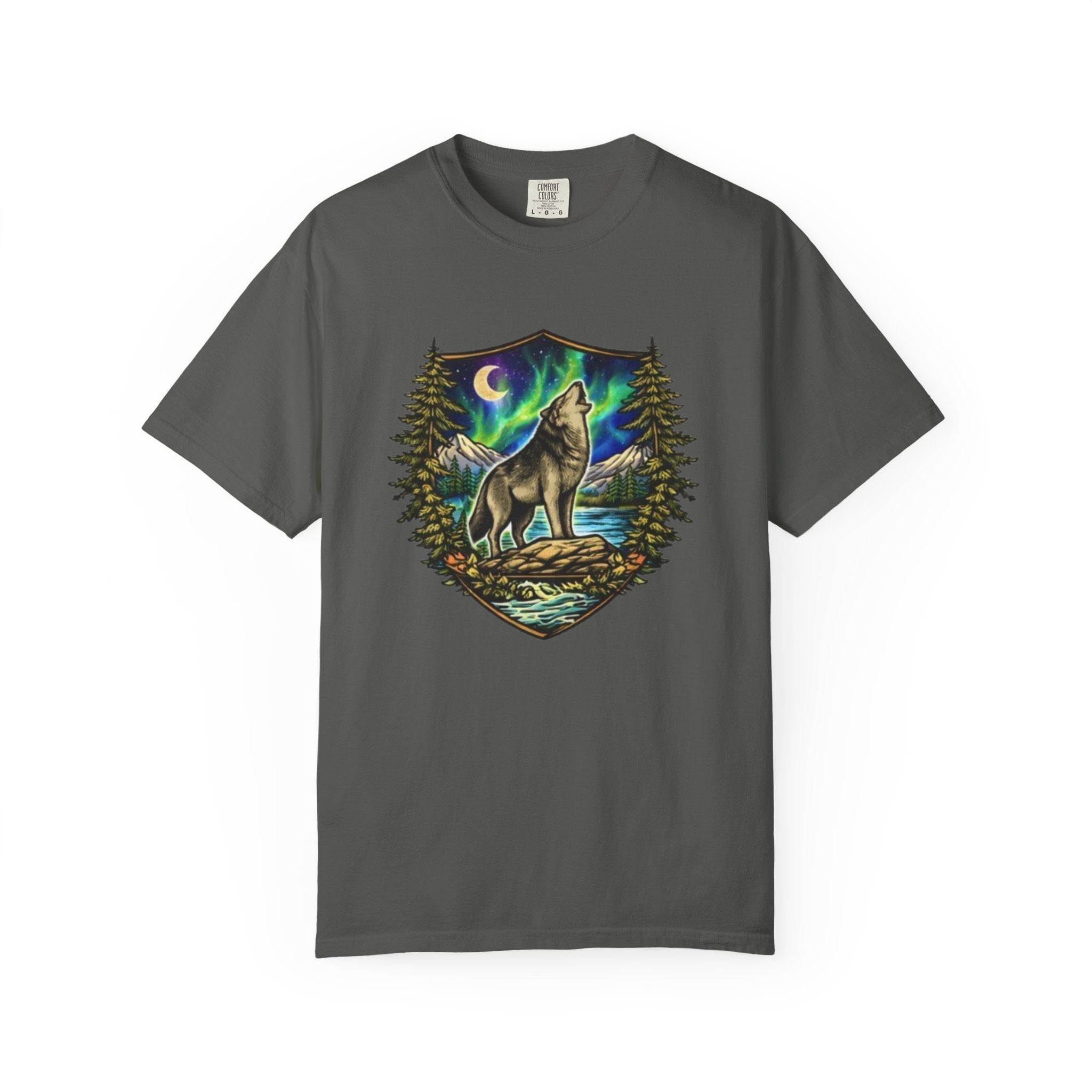 Wolf Howl T-Shirt | Northern Lights Outdoor Graphic Tee