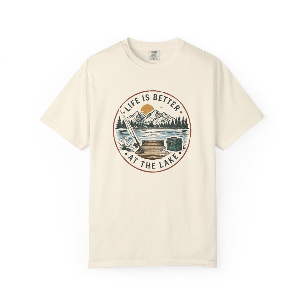Life Is Better at the Lake Fishing Tee | Gift for Him or Her