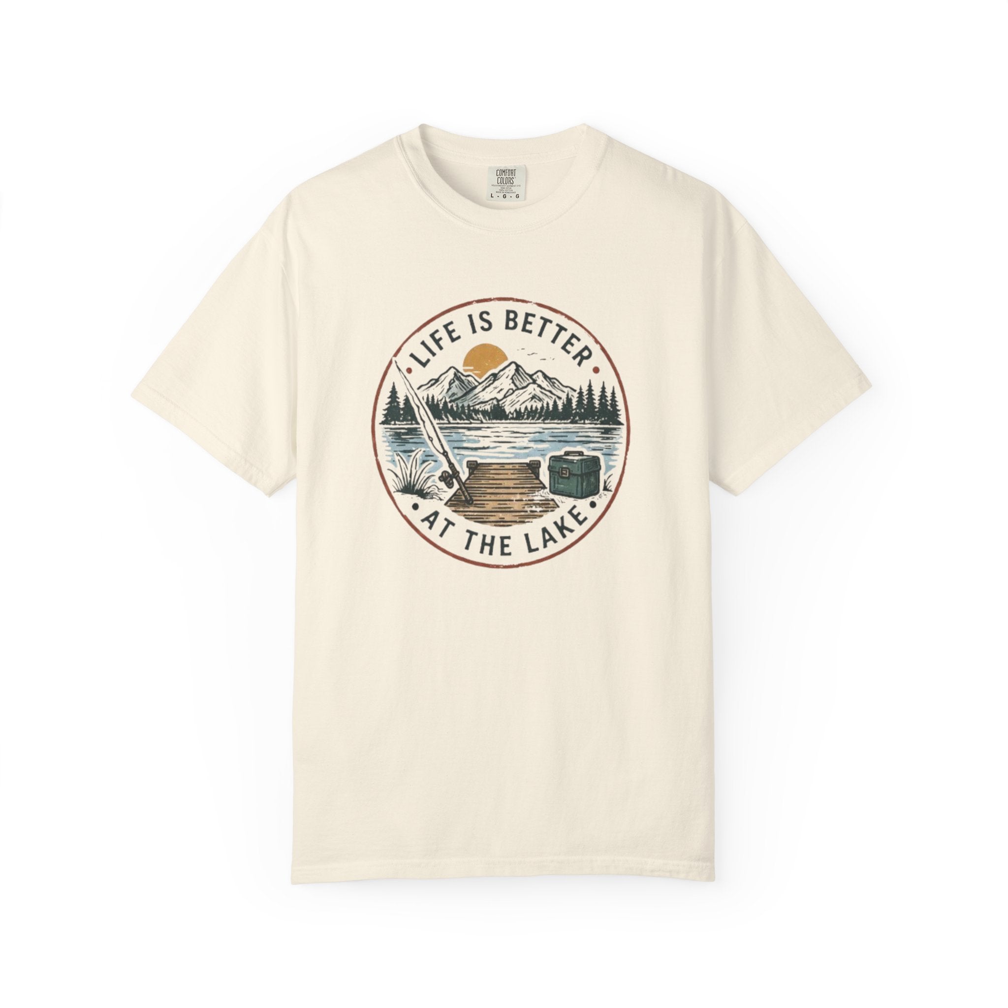 Life Is Better at the Lake Fishing Tee | Gift for Him or Her