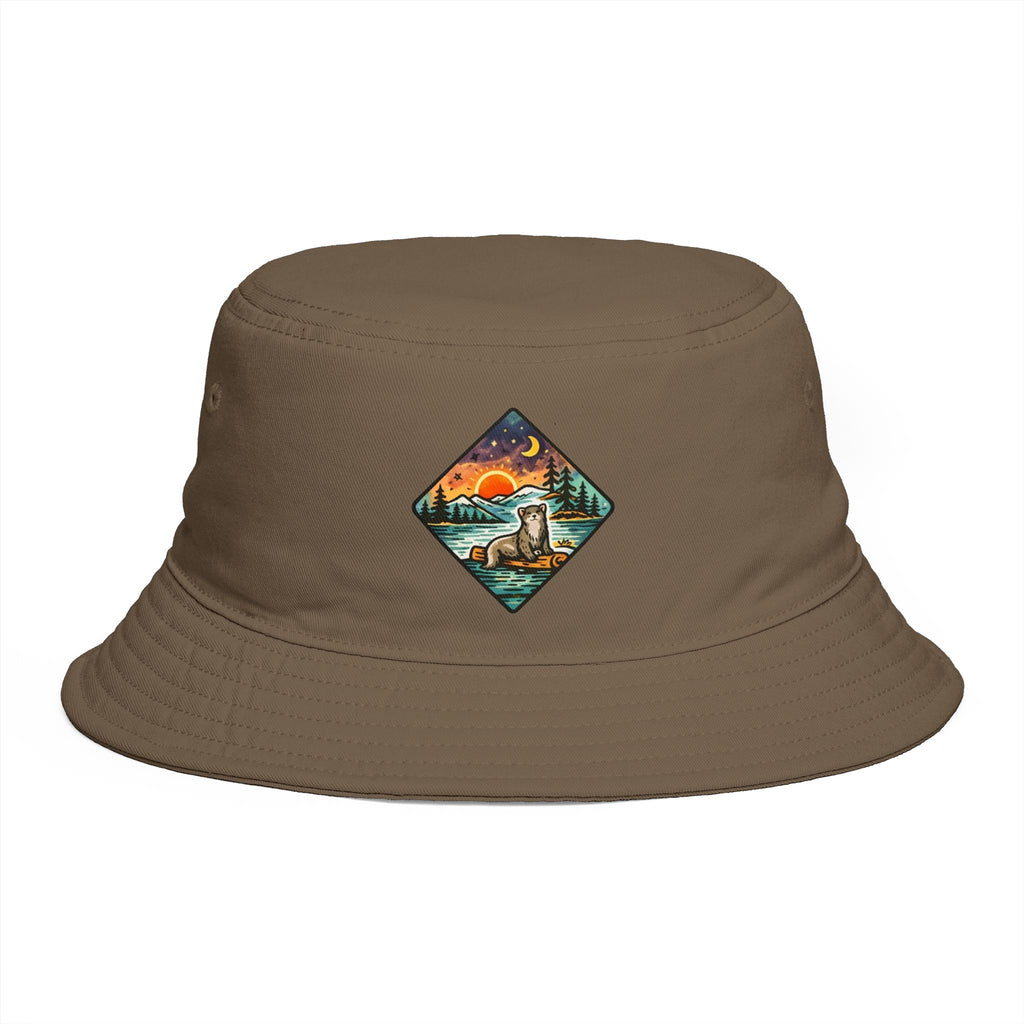 Galaxy Otter Bucket Hat | Space Otter Print Bucket Hat