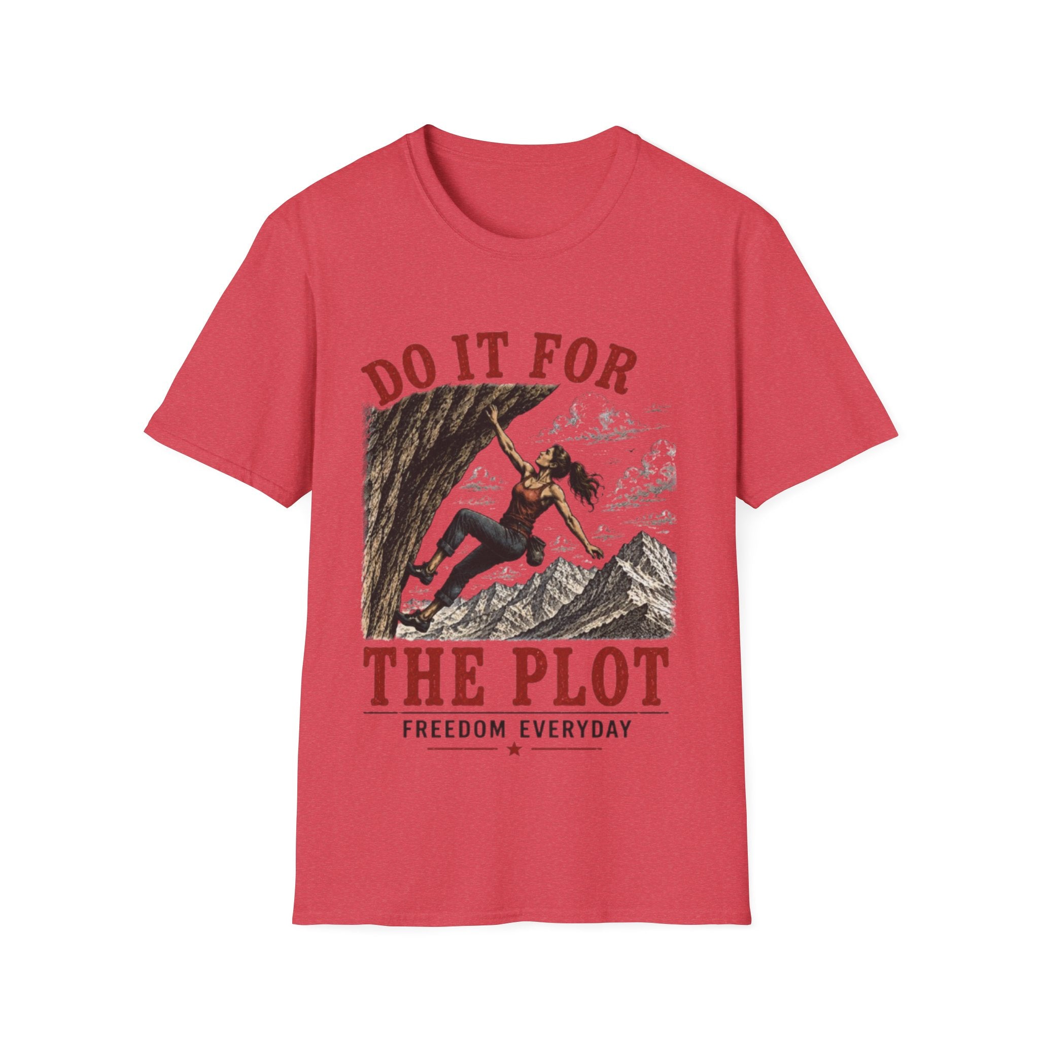 Do It For The Plot T-Shirt | Climbing Adventure Graphic Tee