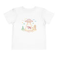 Toddler Tee | Cute Pastel UFO Cow Abduction Graphic