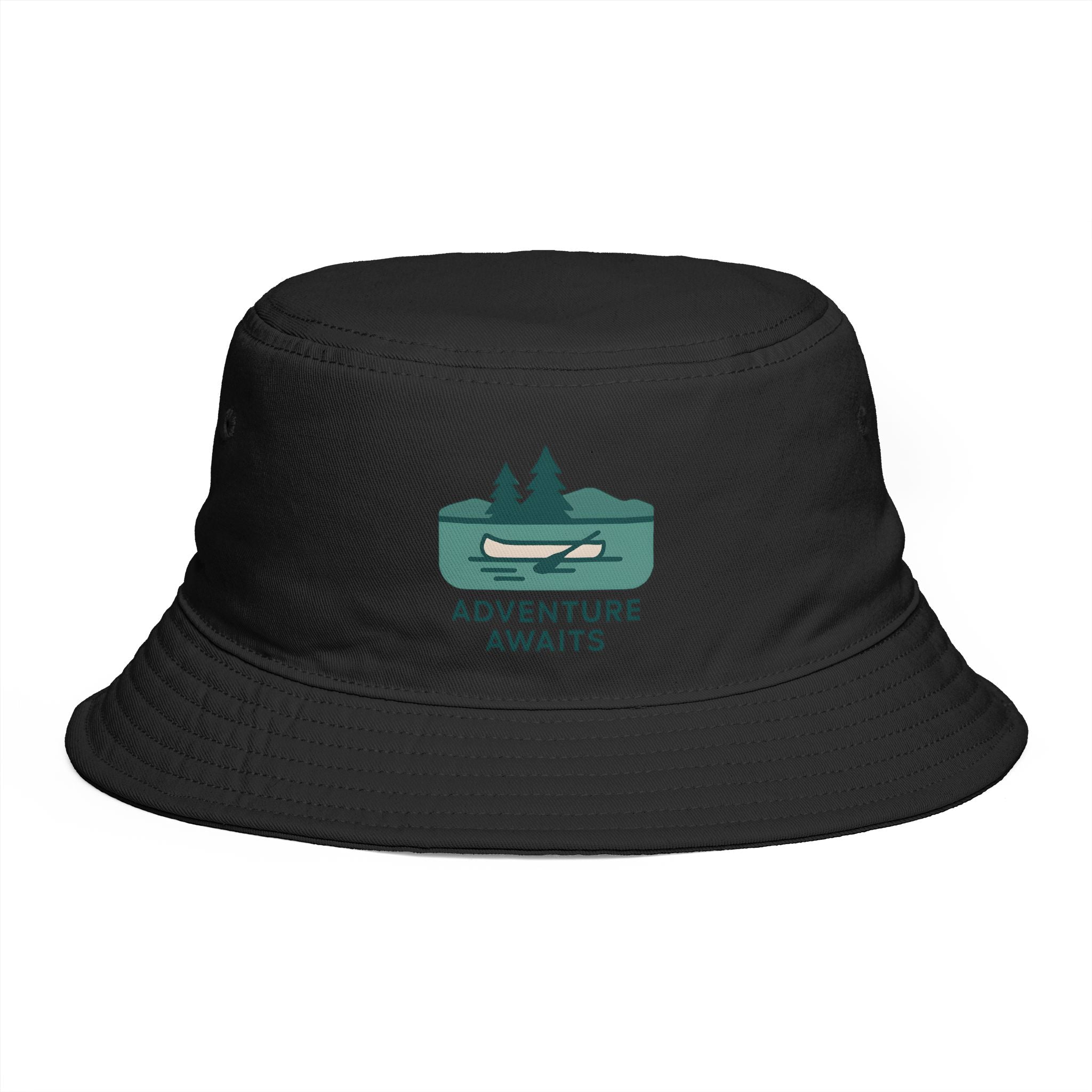 Adventure Awaits Bucket Hat | Canoe & Lake Outdoor Travel Hat