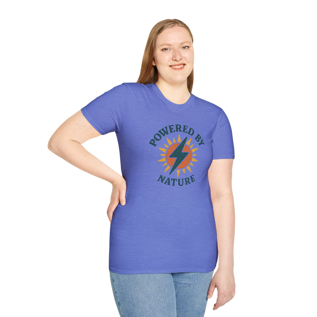 Powered by Nature T-Shirt | Eco-Inspired Graphic Tee