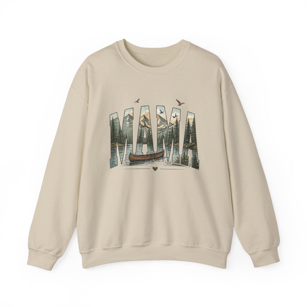 Mama Graphic Sweatshirt | Nature Canoe Design | Mothers Day Gift