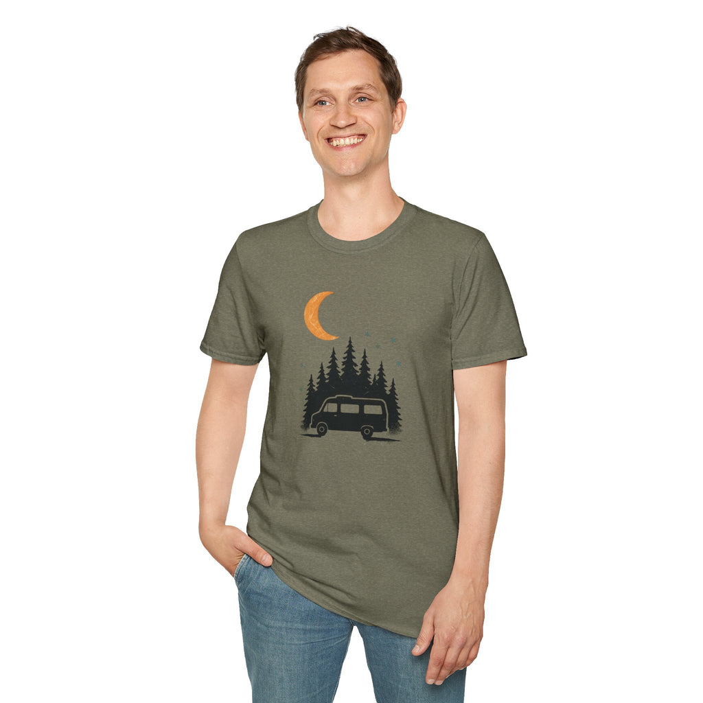 Moonlit Forest Camper T-Shirt | Moonlit Forest Camping Tee