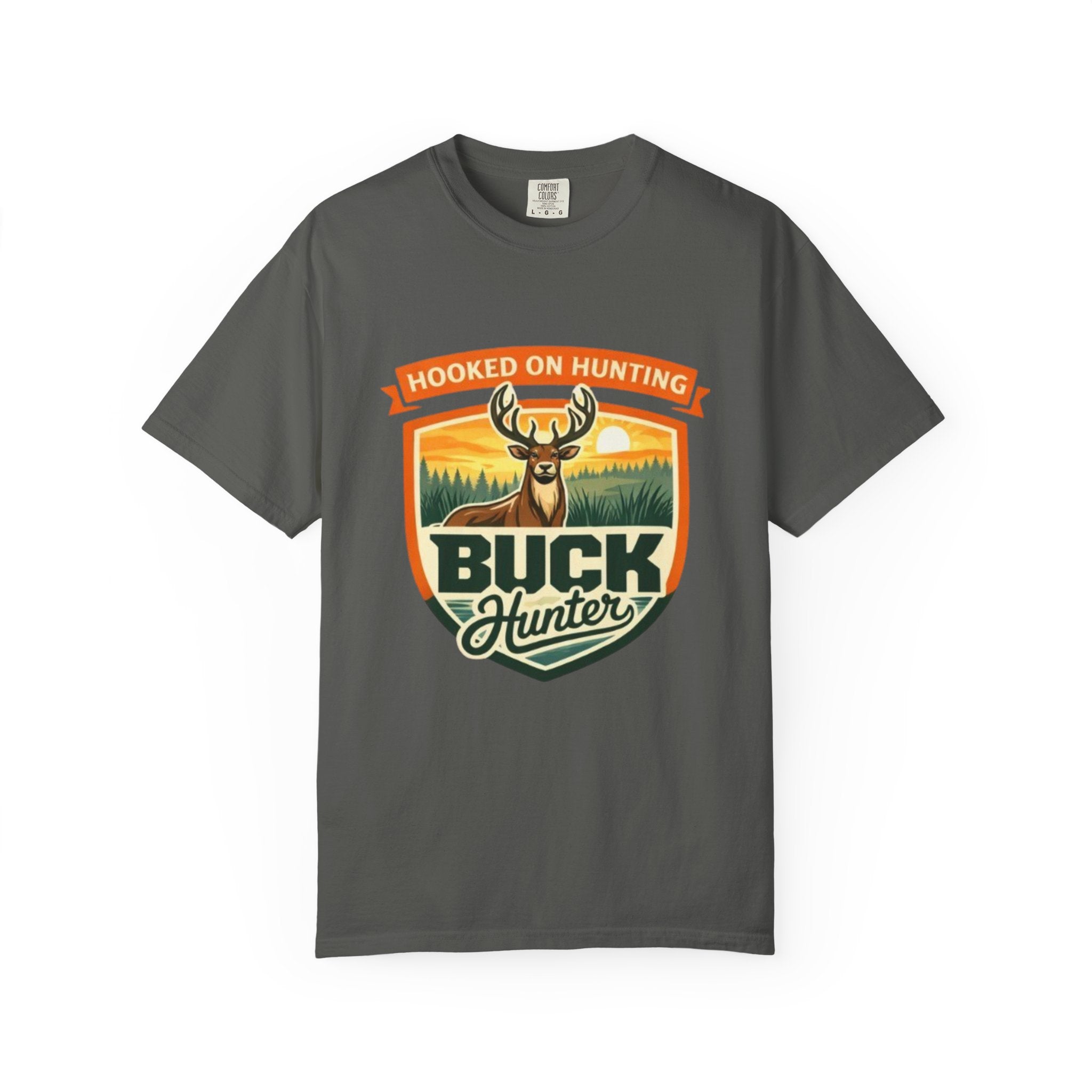 Buck Hunter T-Shirt | Hooked on Hunting Deer Hunting Graphic Tee