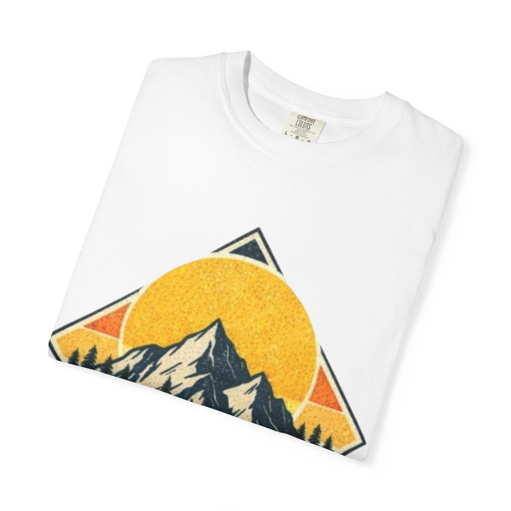Mountain Sunset T-Shirt | Retro Outdoor Graphic Tee