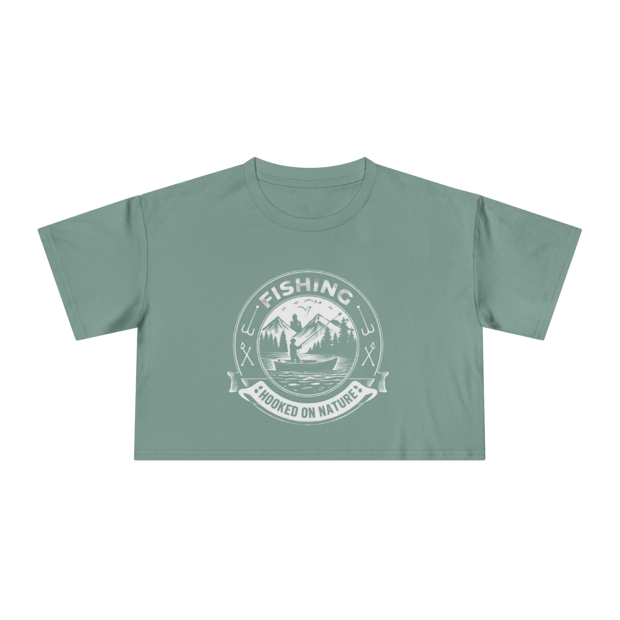 Fishing Crop Tee | Hooked on Nature Womens Outdoor Graphic Top
