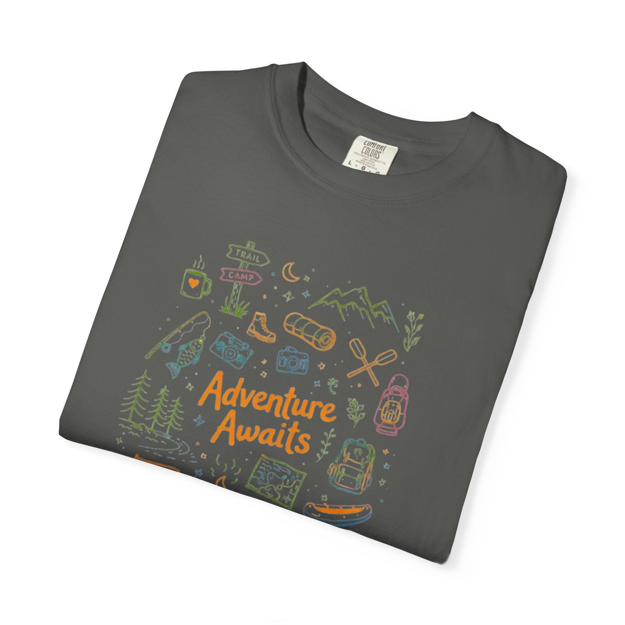 Adventure Awaits Camping T-Shirt | Outdoor Catalog Tee