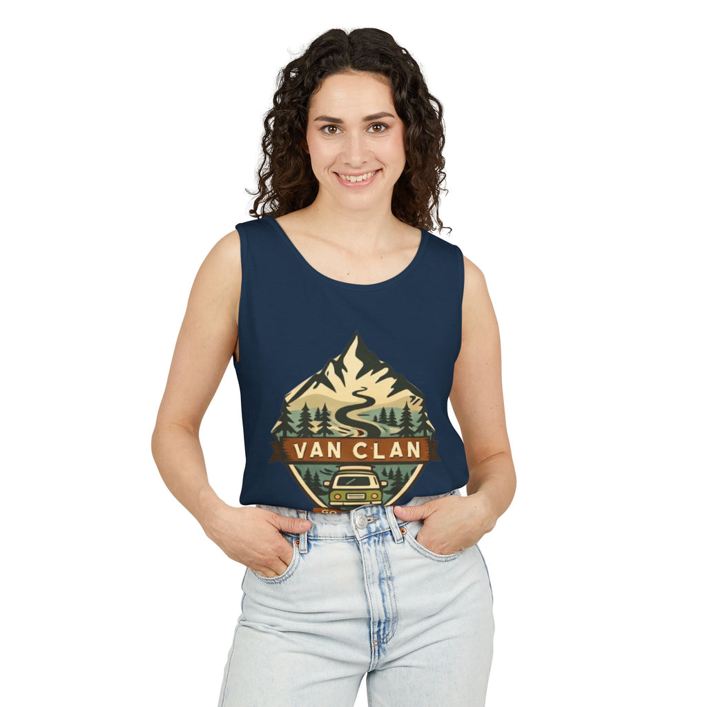 Van Clan Go Explore Tank Top | Adventure Van life Graphic Tank
