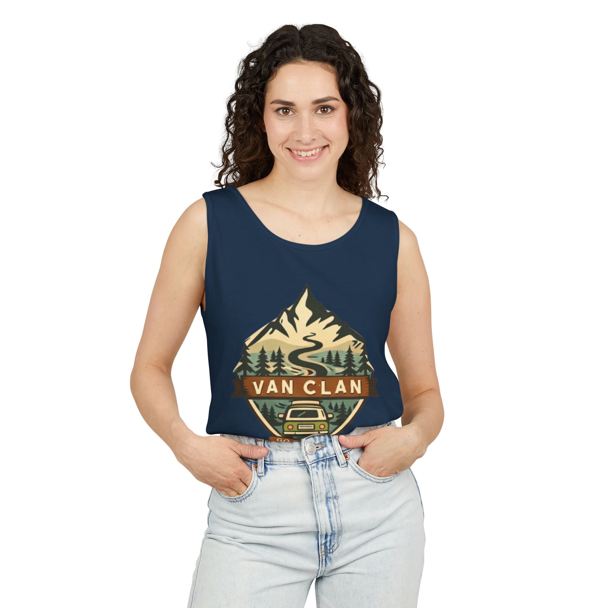 Van Clan Go Explore Tank Top | Adventure Van life Graphic Tank