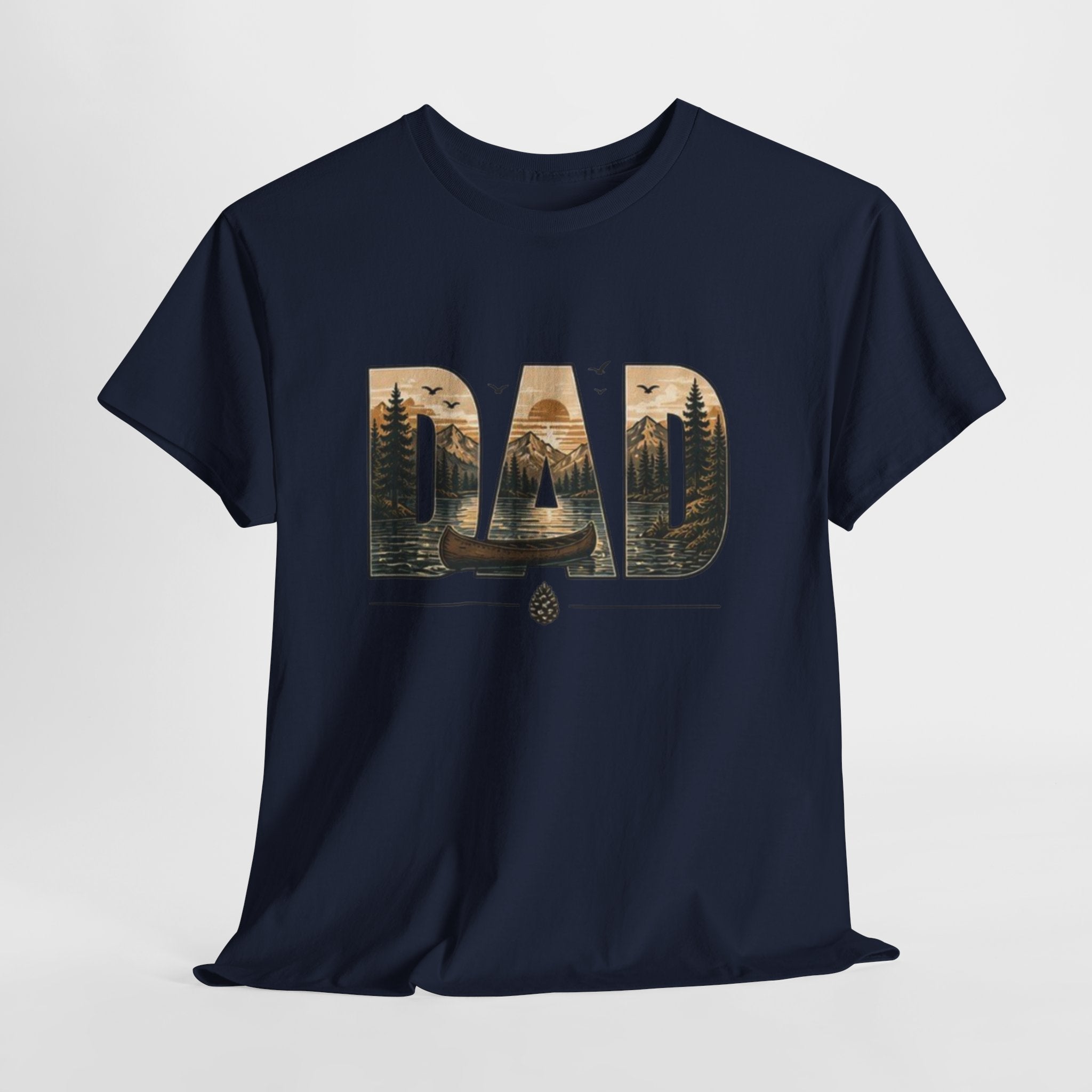 Canoeing Landscape Tee | Gift for Outdoorsman |Gift for Dad