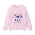 Raccoon "Feral and Free" Crewneck Sweatshirt