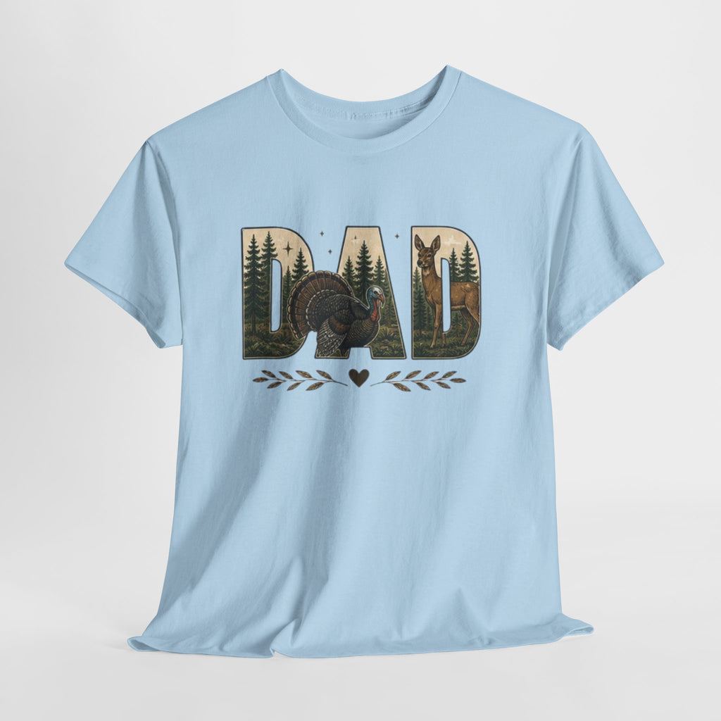 Dad Nature Crewneck Tee | Outdoor Turkey Hunting Fathers Day Shirt