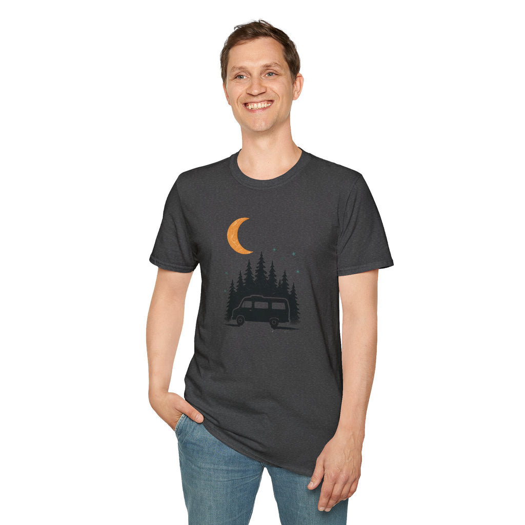 Moonlit Forest Camper T-Shirt | Moonlit Forest Camping Tee