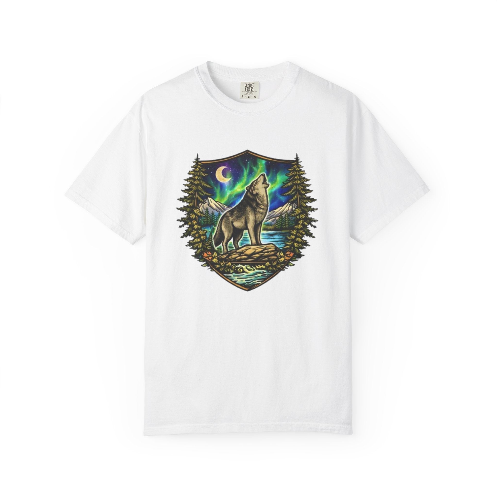 Wolf Howl T-Shirt | Northern Lights Outdoor Graphic Tee