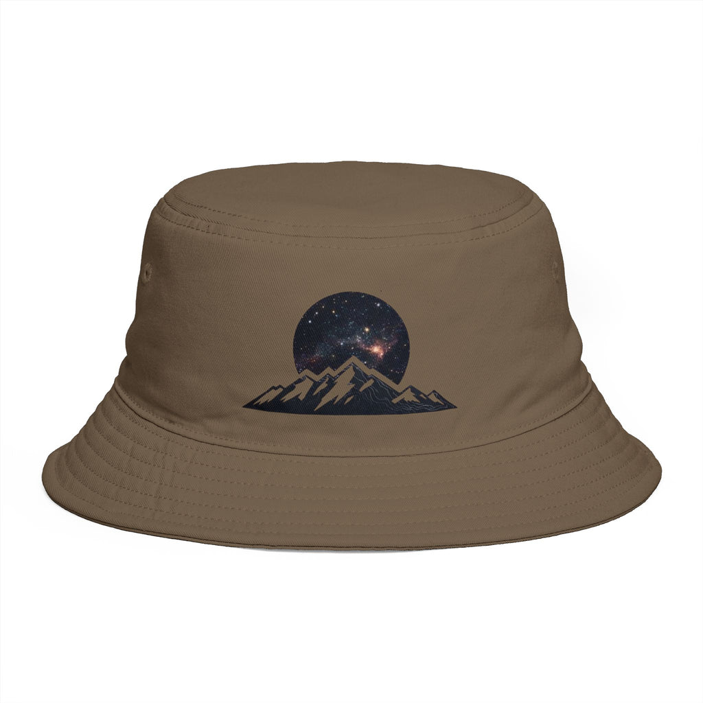 Mountain Night Sky Bucket Hat