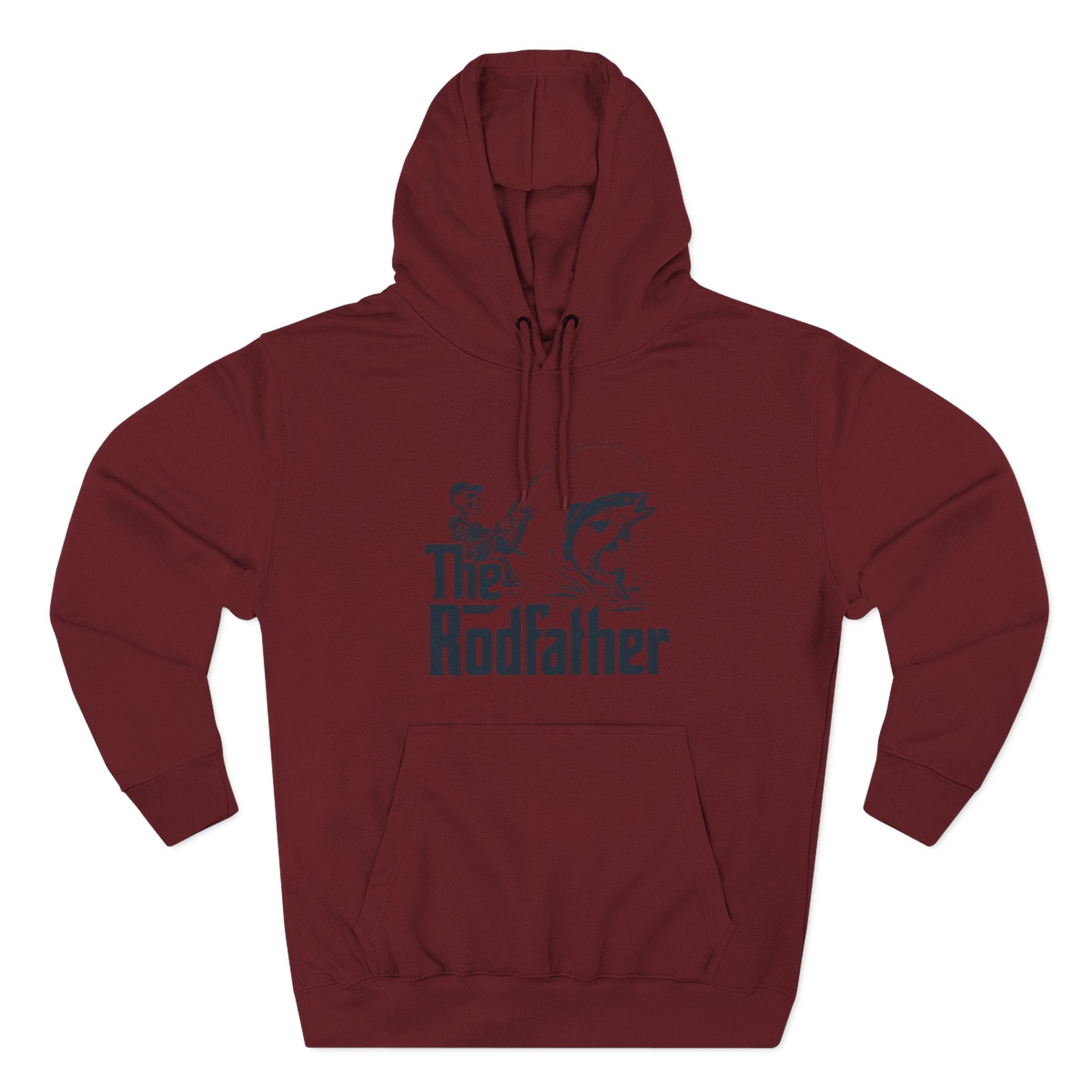 The Rodfather Hoodie | Fishing Graphic Pullover for Anglers