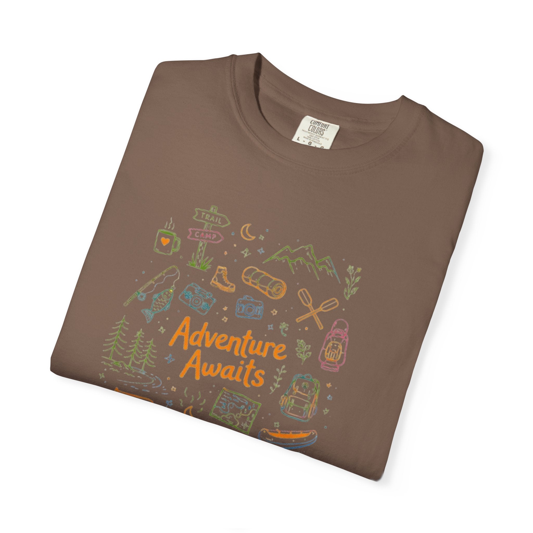 Adventure Awaits Camping T-Shirt | Outdoor Catalog Tee
