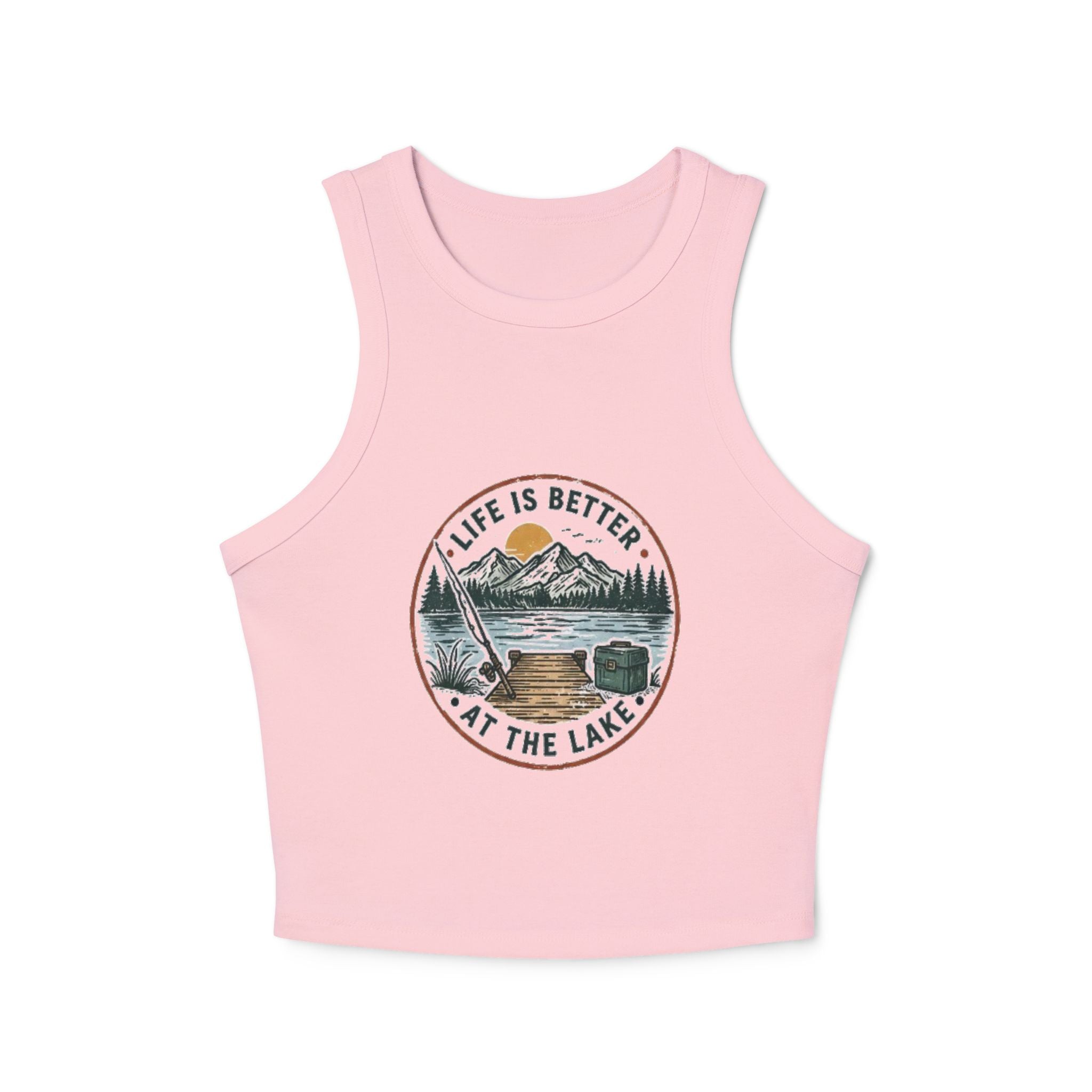Lake Life Racer Tank | “Life Is Better at the Lake” Womens Tank Top