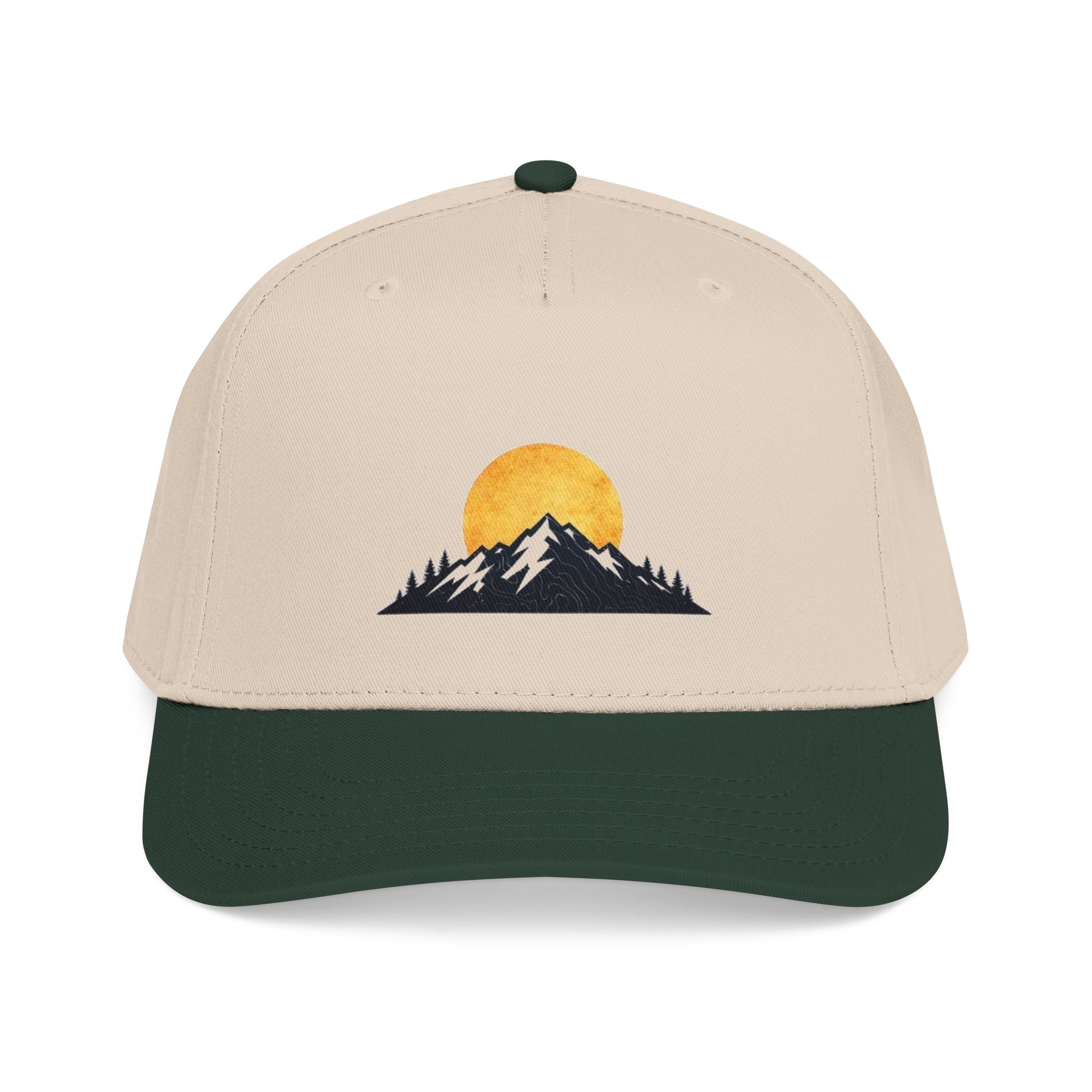 Mountain Landscape Baseball Cap | Rustic Outdoor Hiking Ball Cap