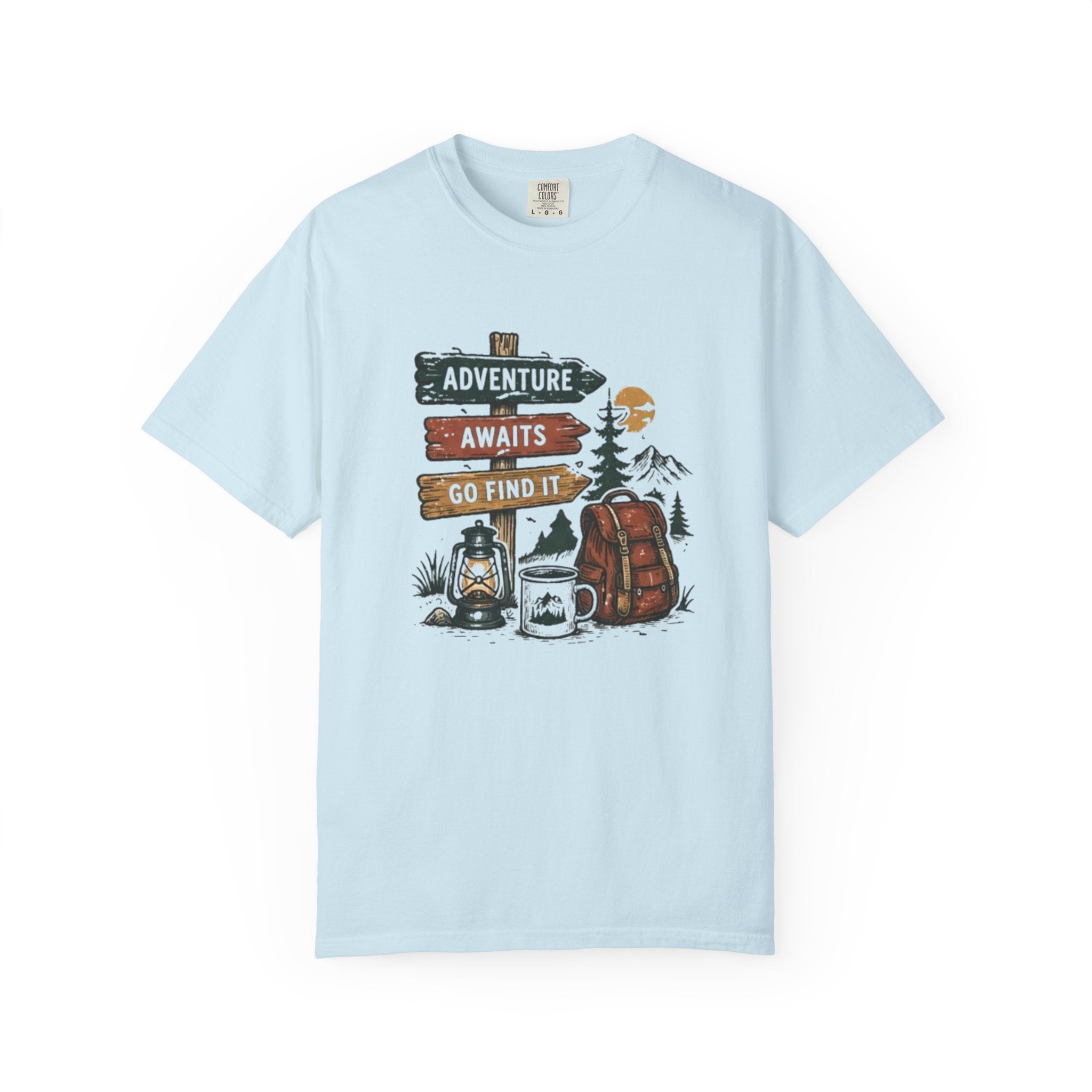 Adventure Awaits Camping T-Shirt | Go Find It Graphic Tee