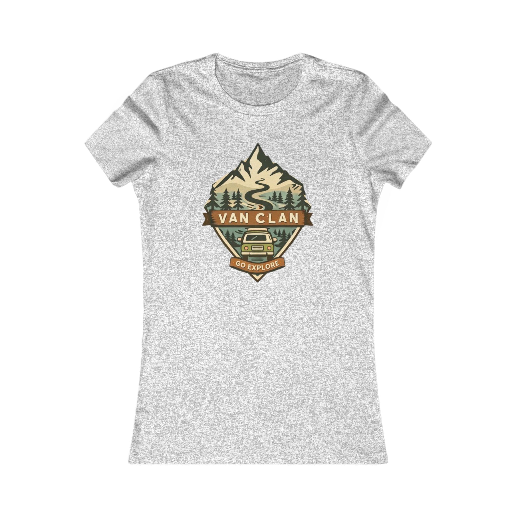 Van Clan Adventure Tee | Womens Mountain Camper Graphic Shirt
