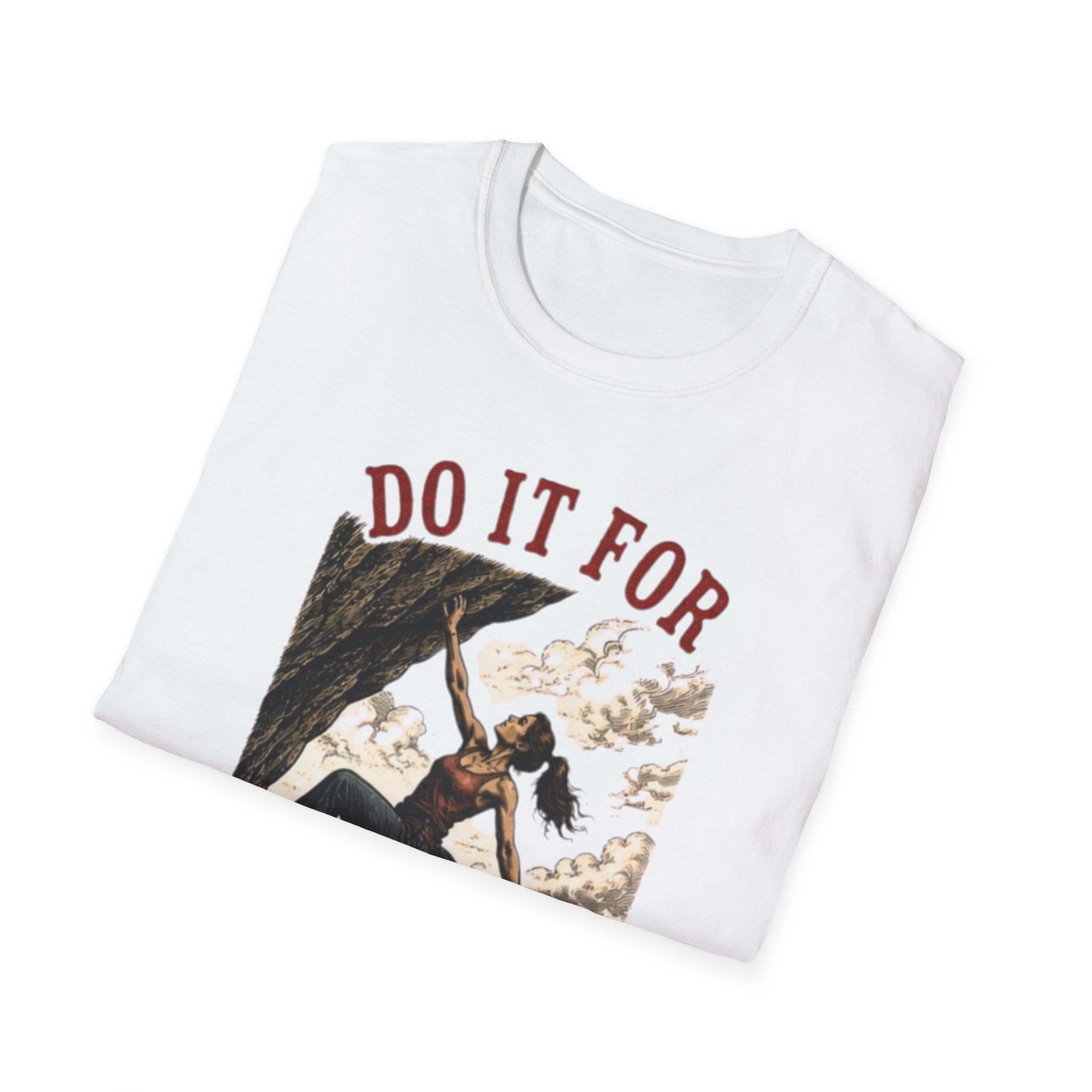 Do It For The Plot Graphic T-Shirt | Adventure Climber Vintage Design