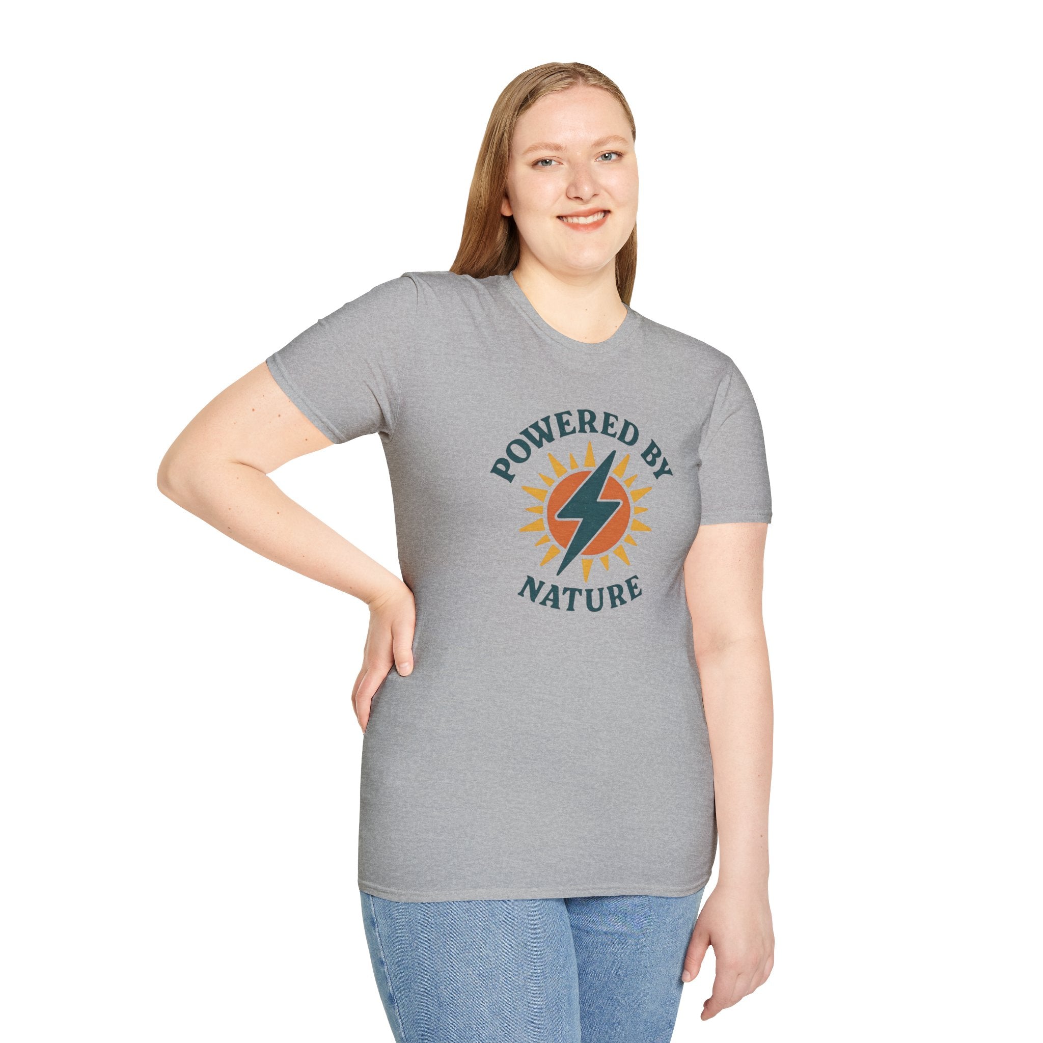 Powered by Nature T-Shirt | Eco-Inspired Graphic Tee