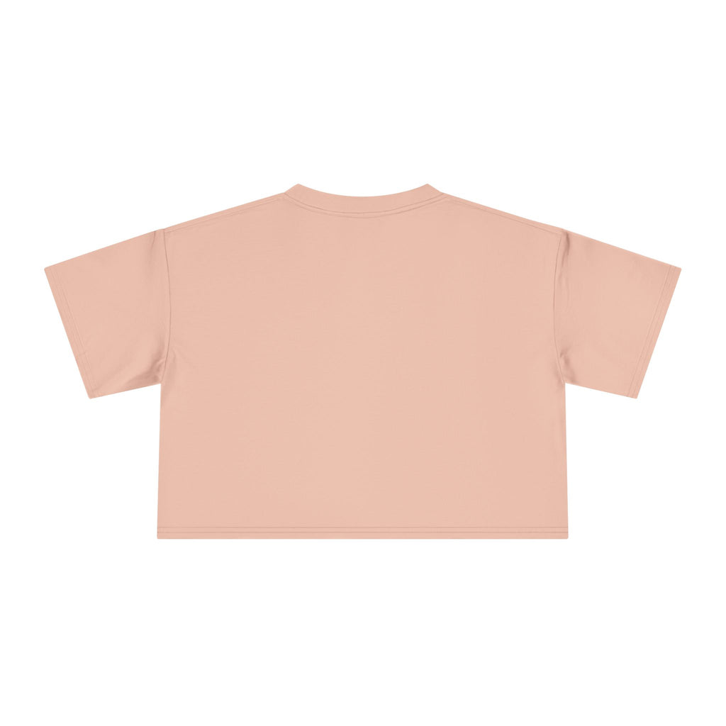 Crop Tee | "Chase Sunsets Not People" Retro Sunset Graphic
