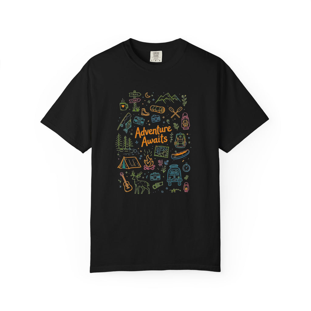 Adventure Awaits Camping T-Shirt | Outdoor Catalog Tee